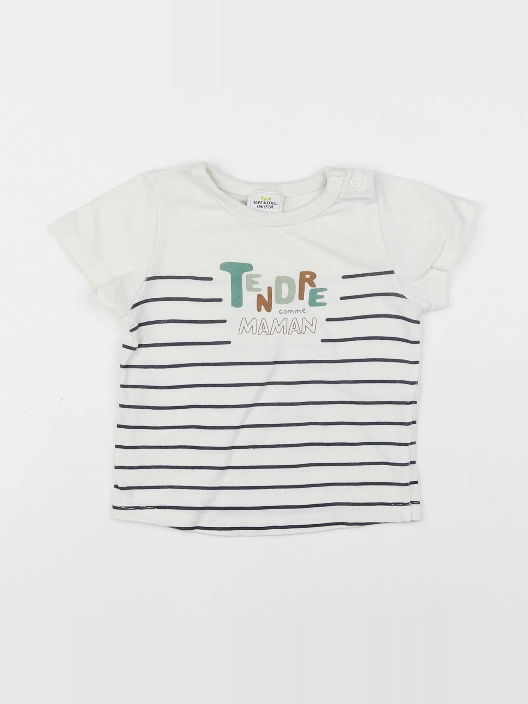 Tape à l'oeil - tee-shirt multicolore - 6 mois