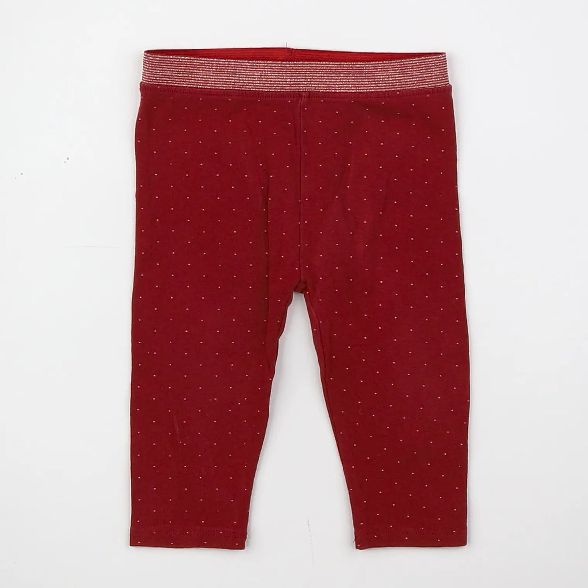 Vertbaudet - legging rouge - 9 mois