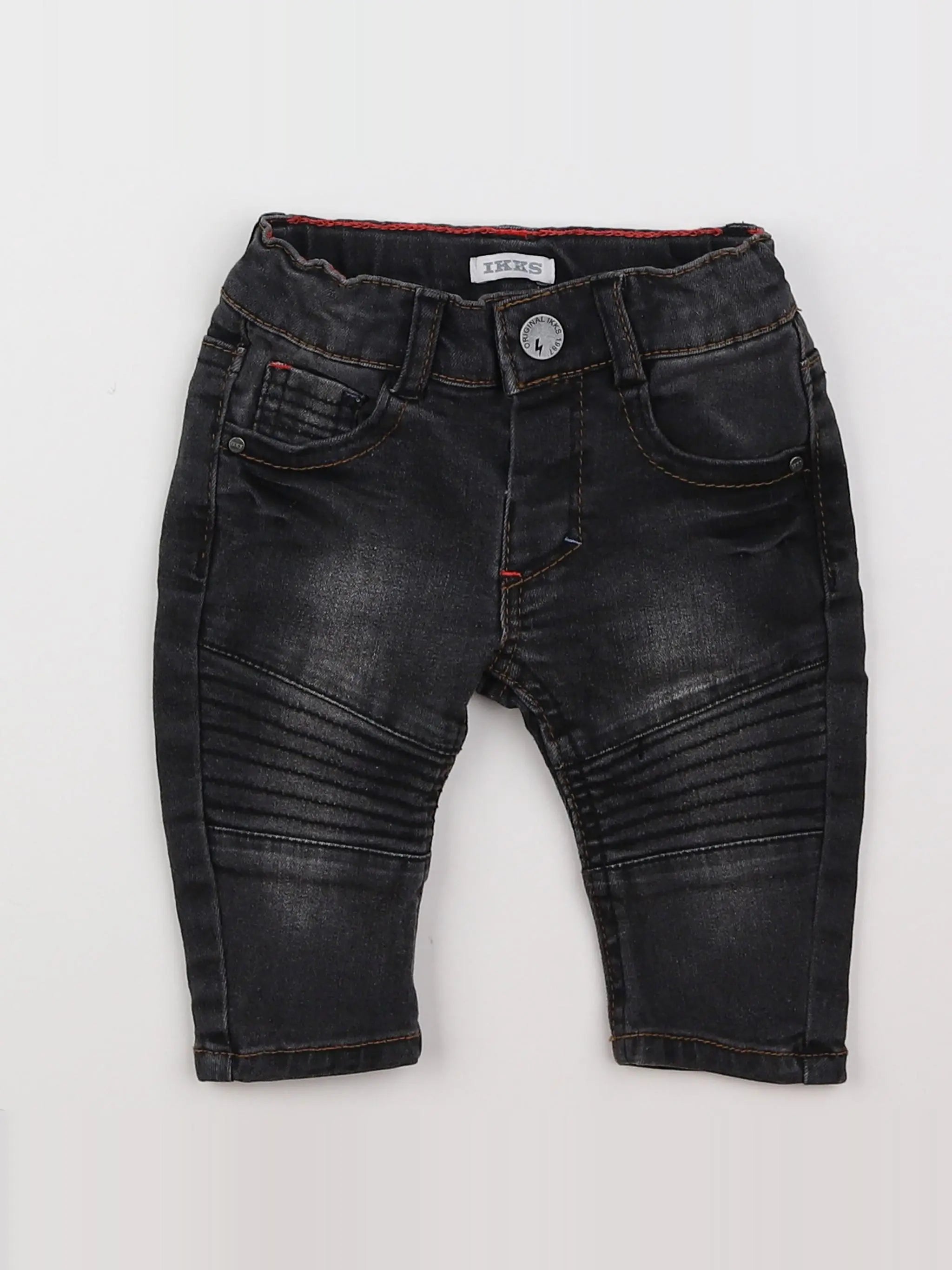 IKKS - jean gris - 3 mois