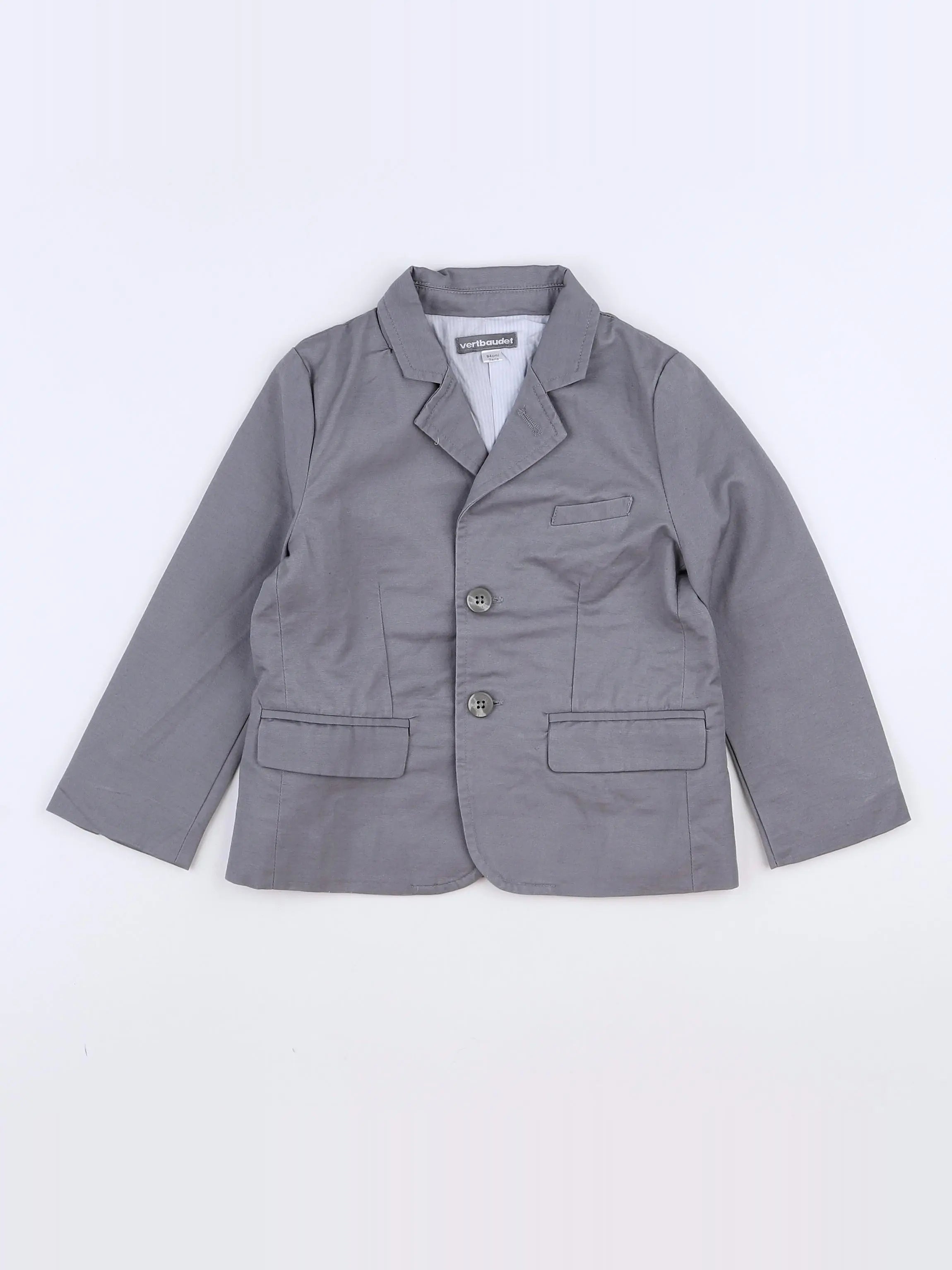 Vertbaudet - veste gris - 3 ans