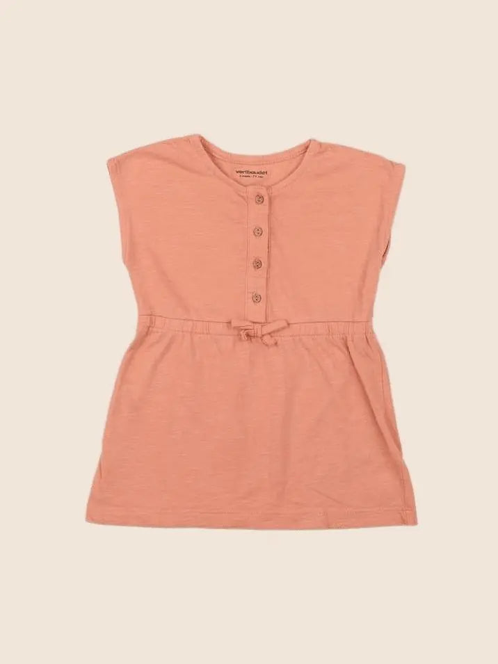 Vertbaudet - robe orange - 9 mois
