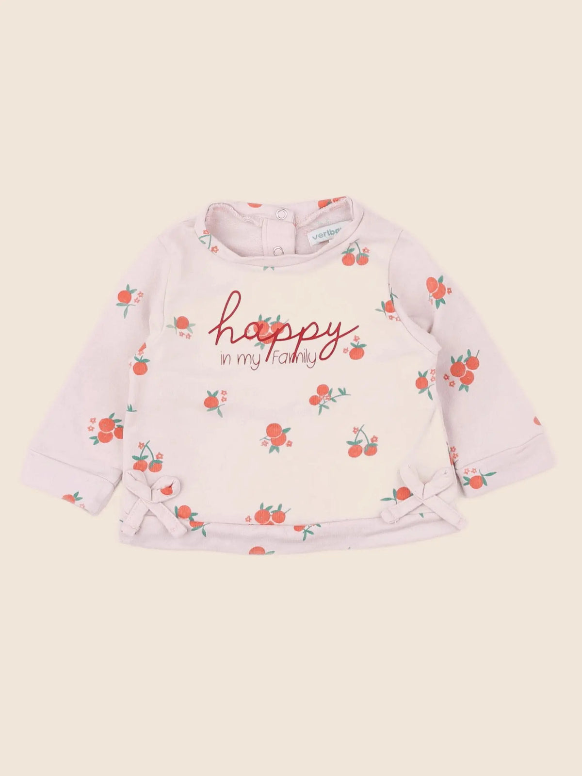 Vertbaudet - sweat rose - 3 mois