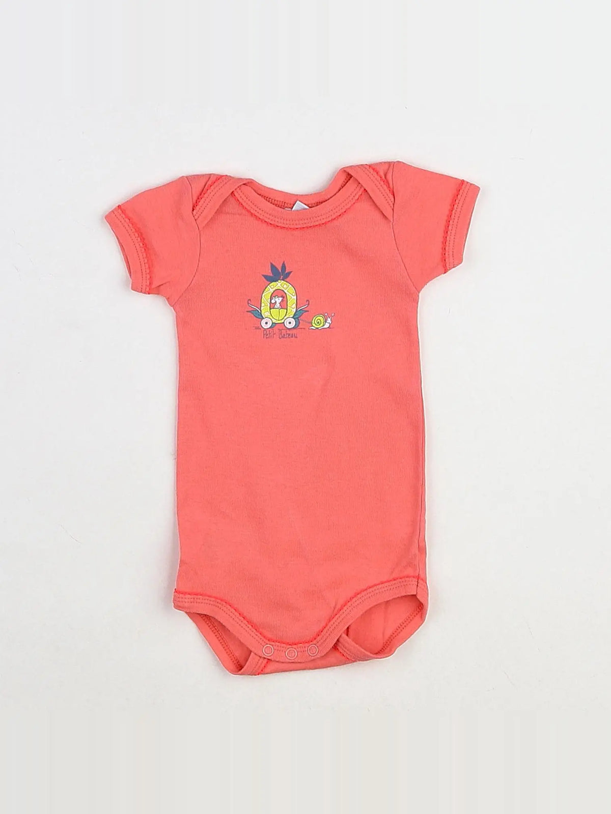 Petit Bateau - body rose - 3 mois