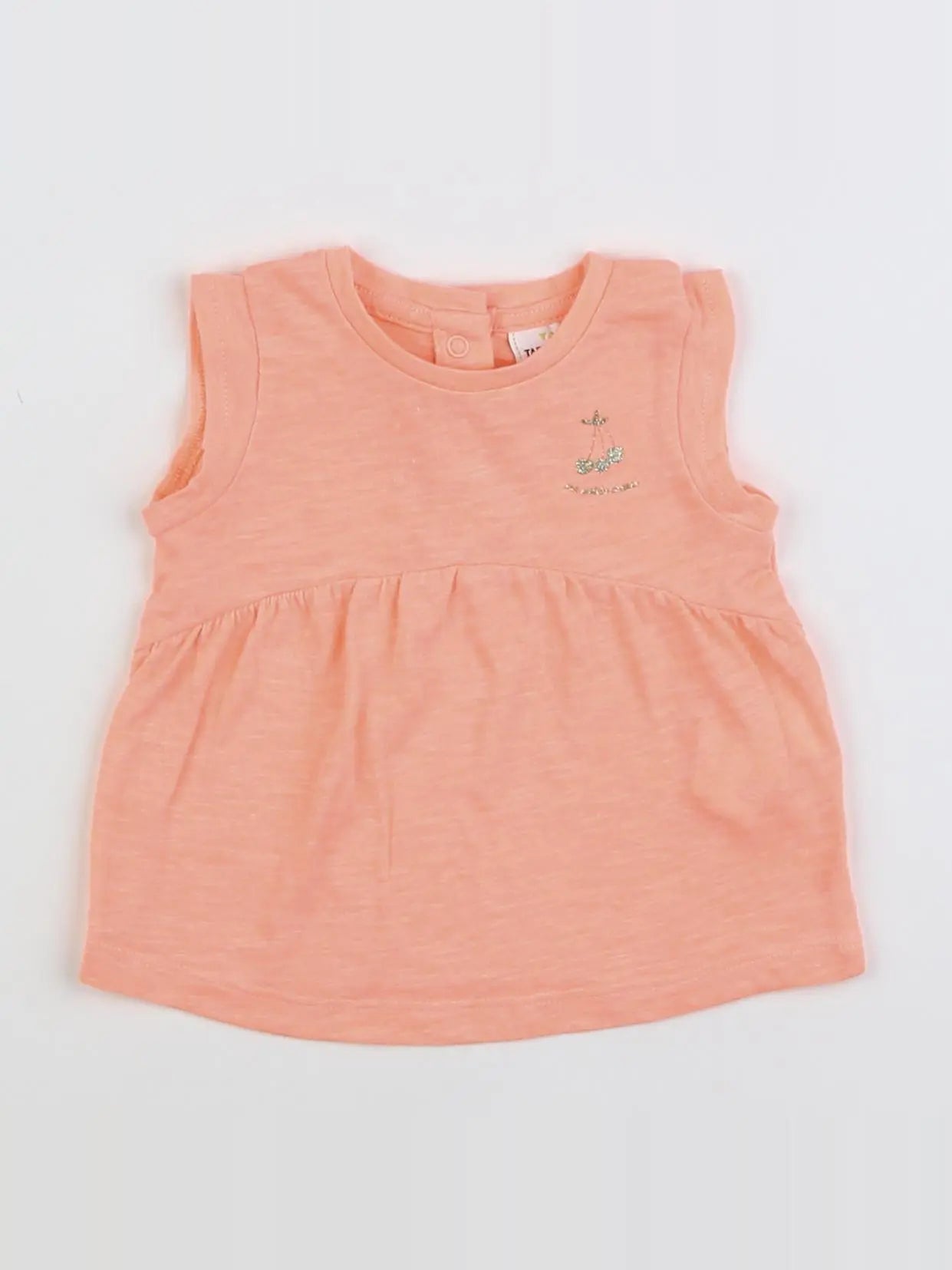 Tape à l'oeil - tee-shirt orange - 3 mois