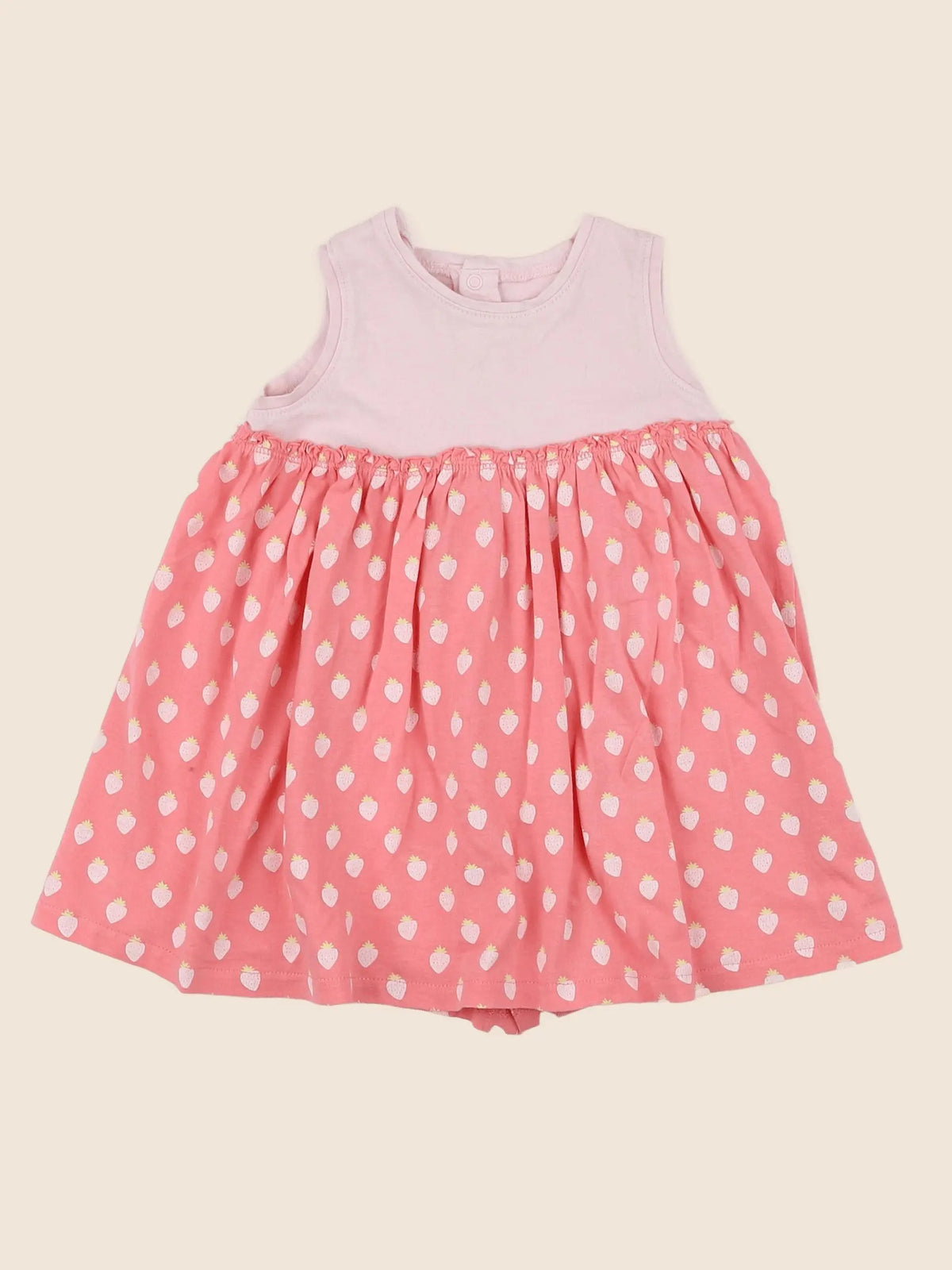 Vertbaudet - robe rose - 12 mois