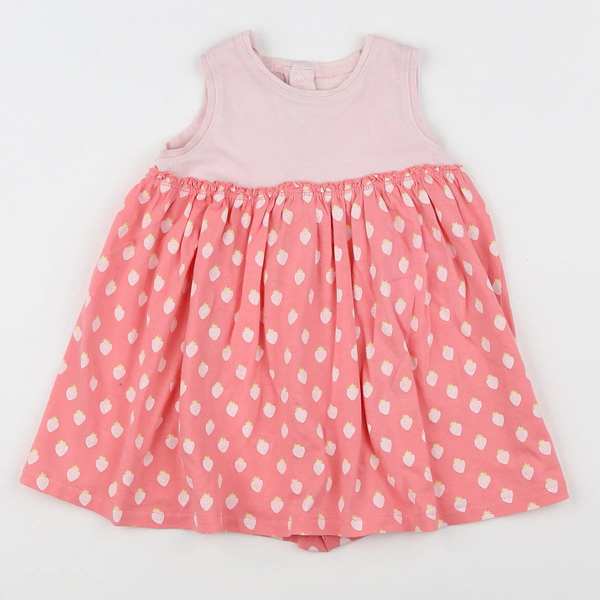 Vertbaudet - robe rose - 12 mois