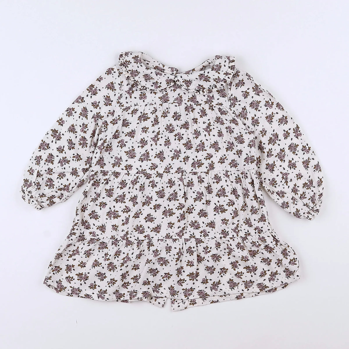 Vertbaudet - robe beige - 18 mois