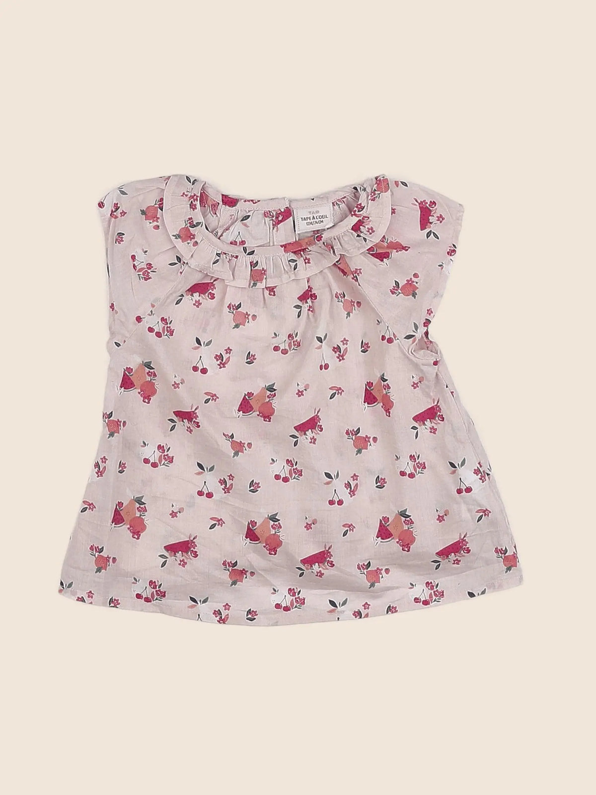 Tape à l'oeil - blouse multicolore - 12 mois