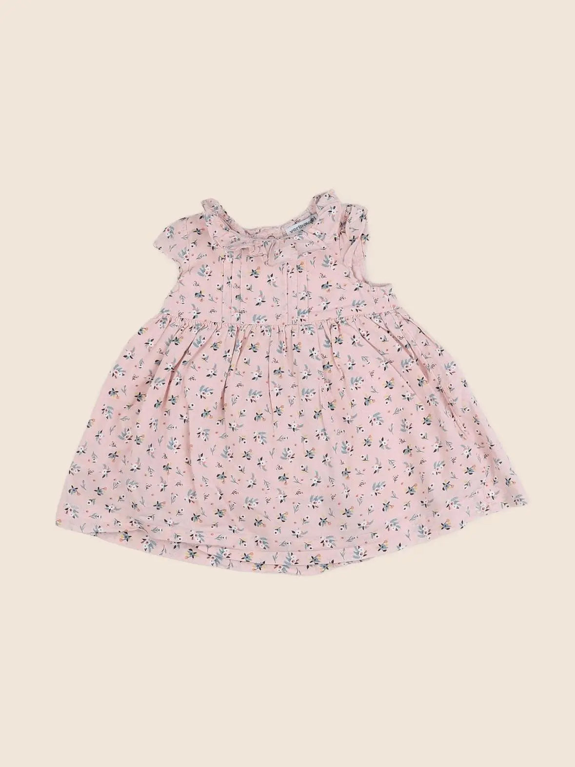 Vertbaudet - robe multicolore - 12 mois