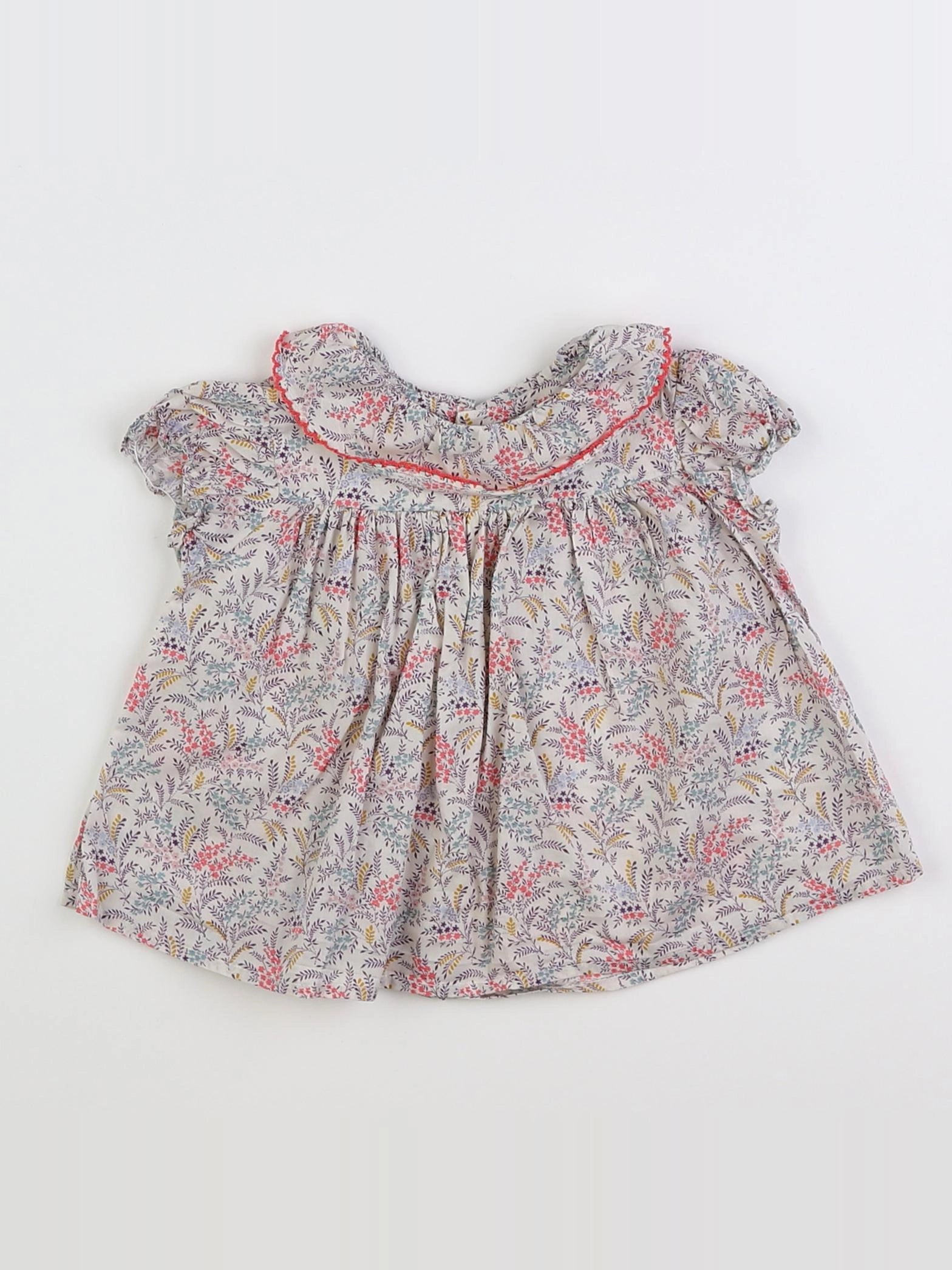 Bonton - blouse beige - 12 mois