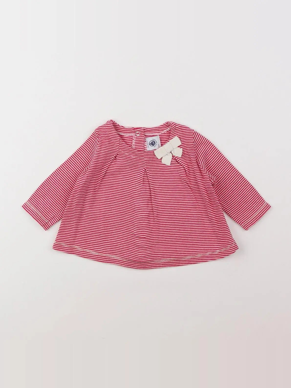 Petit Bateau - tee-shirt rose - 3 mois