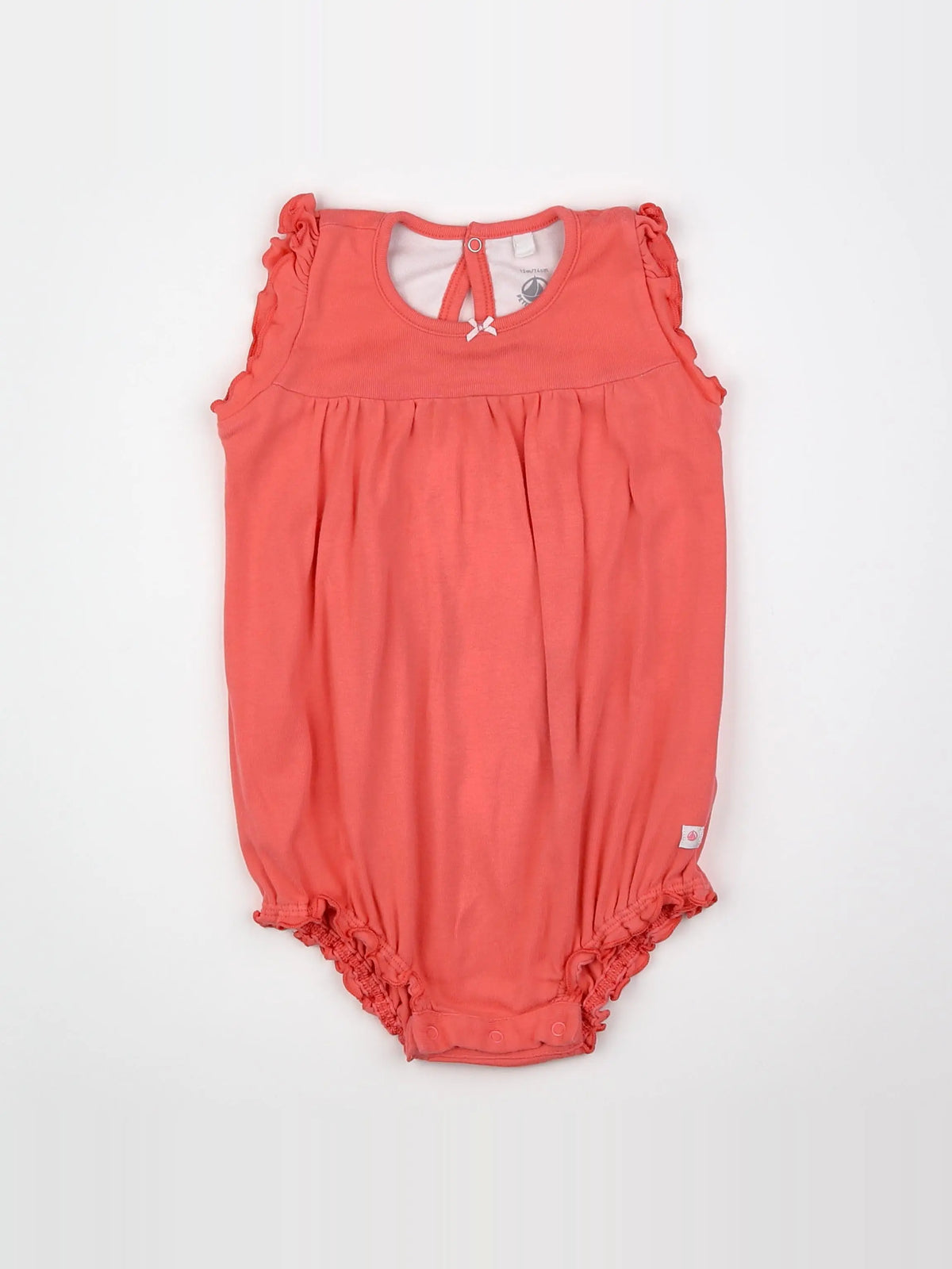 Petit Bateau - combinaison rose - 12 mois