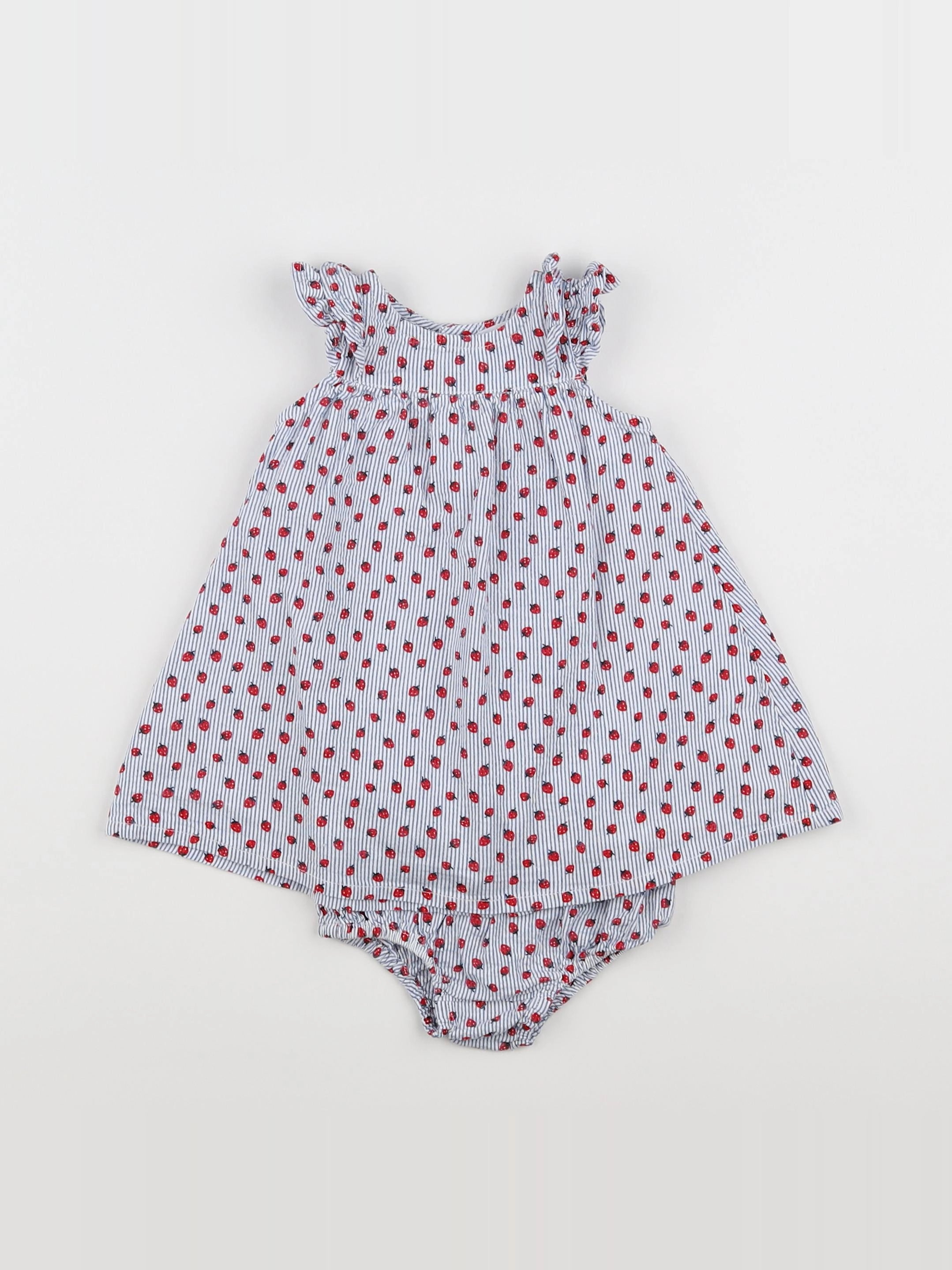 Boutchou - robe bleu - 3 mois