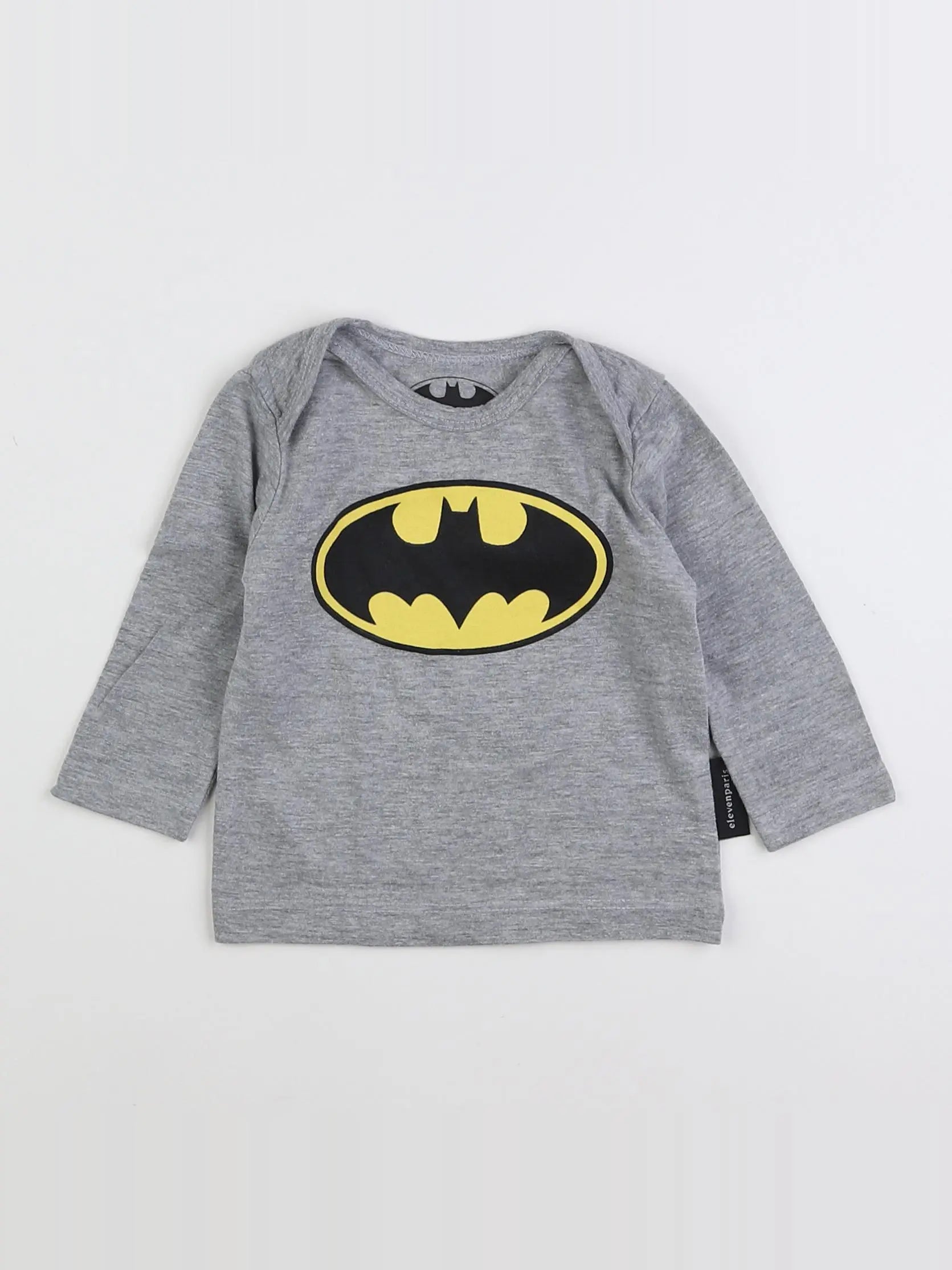 Little Eleven Paris - tee-shirt gris, multicolore - 6 mois