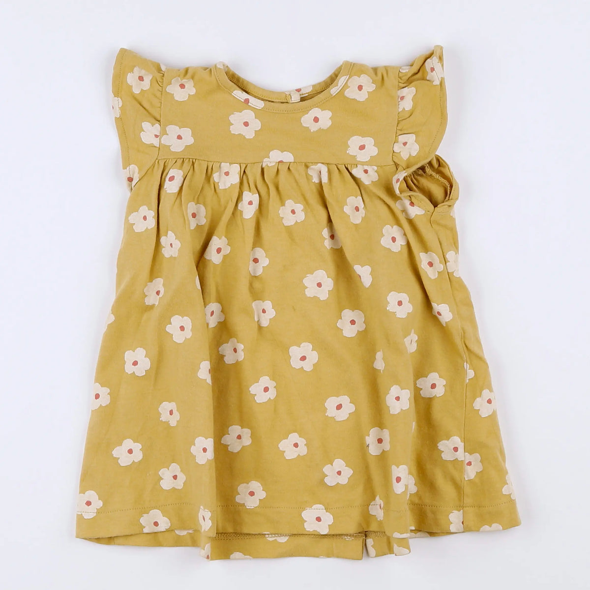 Vertbaudet - robe jaune - 12 mois