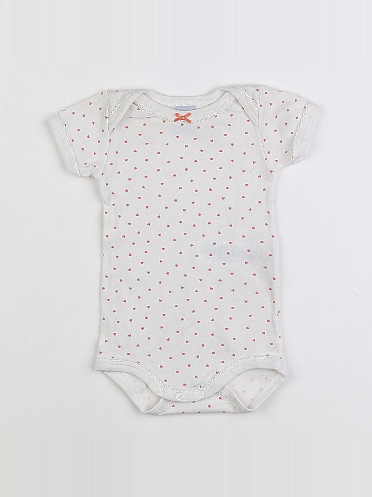 Petit Bateau - body rose - 3 mois