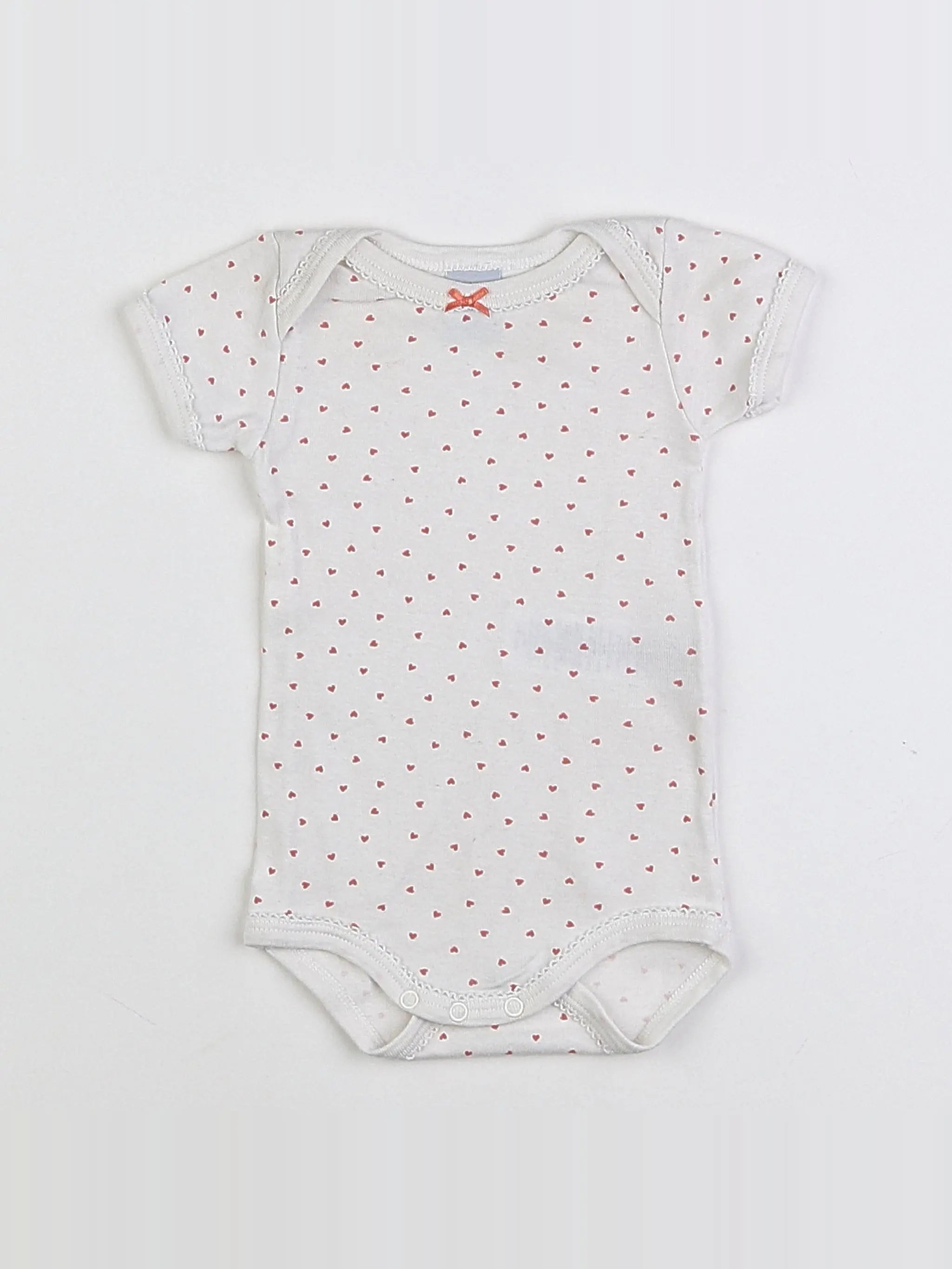 Petit Bateau - body rose - 3 mois