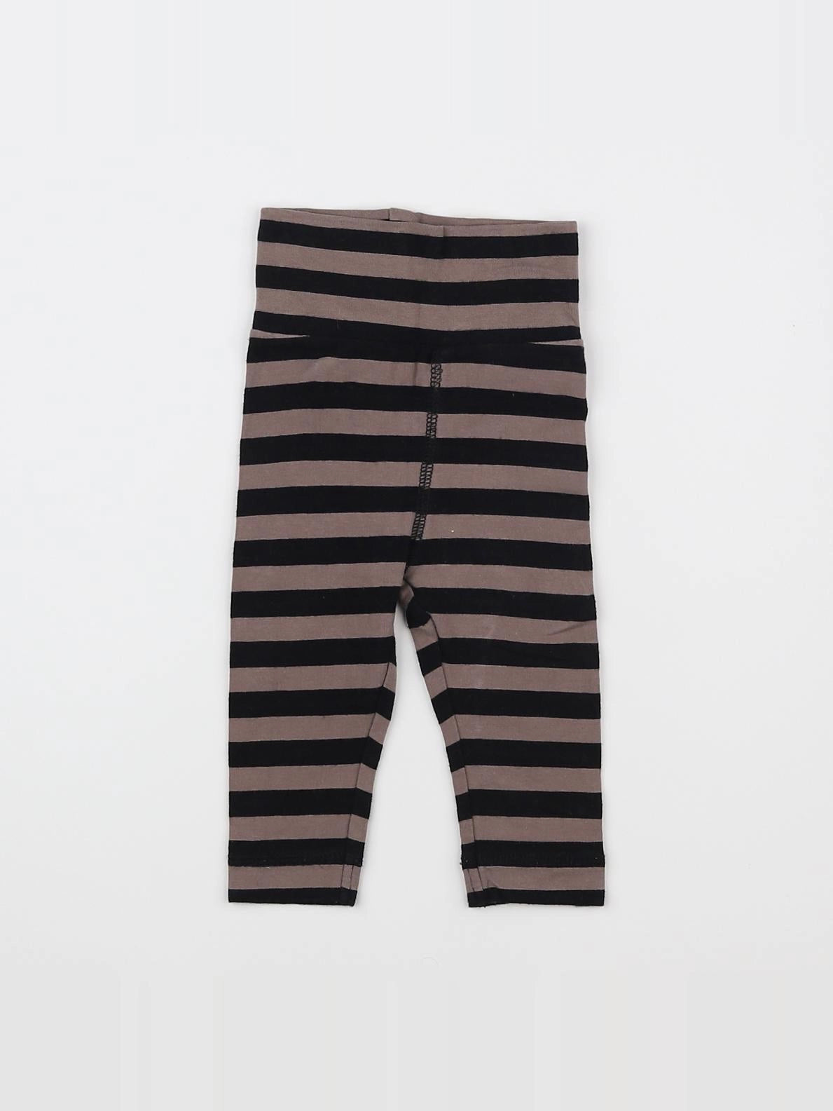 H&M - legging marron - 3/6 mois