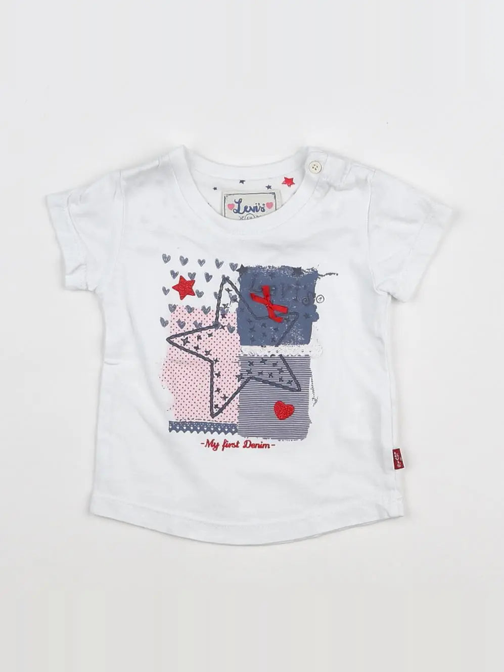 Levi's - tee-shirt blanc - 6 mois