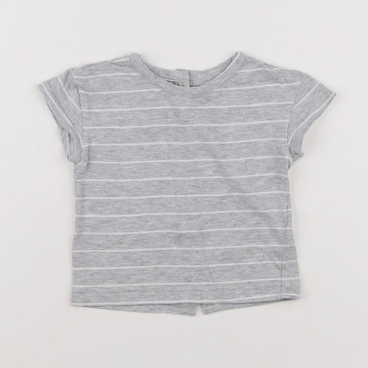 Vertbaudet - tee-shirt gris - 6 mois