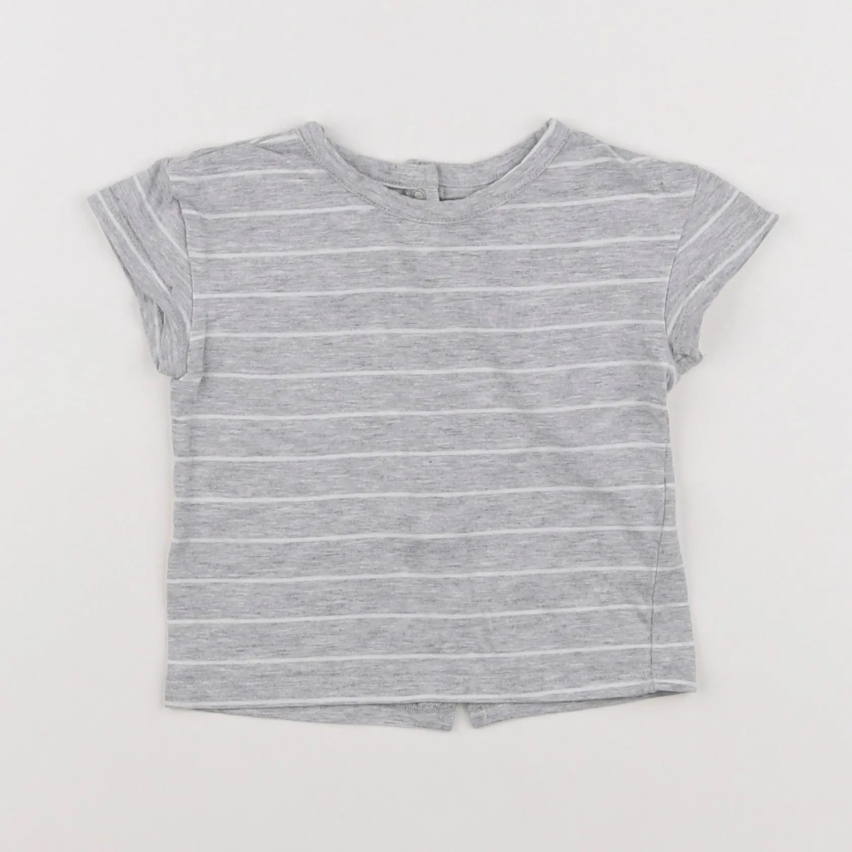 Vertbaudet - tee-shirt gris - 6 mois