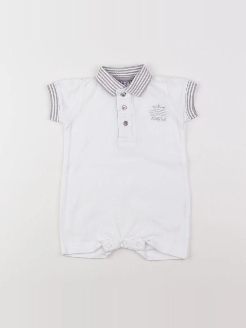 Acanthe - combinaison blanc - 3 mois