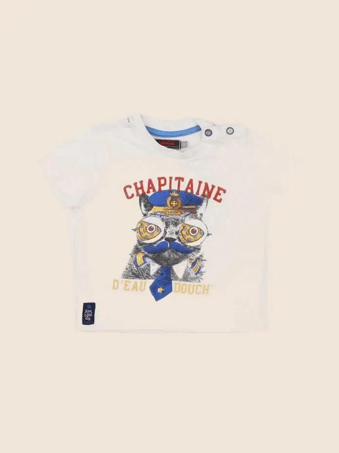 Catimini - tee-shirt multicolore - 6 mois