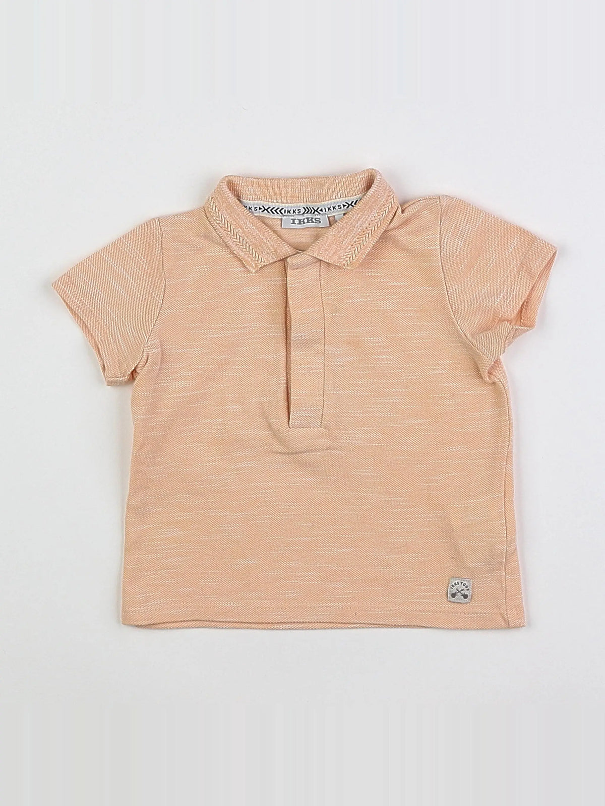 IKKS - polo imprimé au dos orange - 6 mois