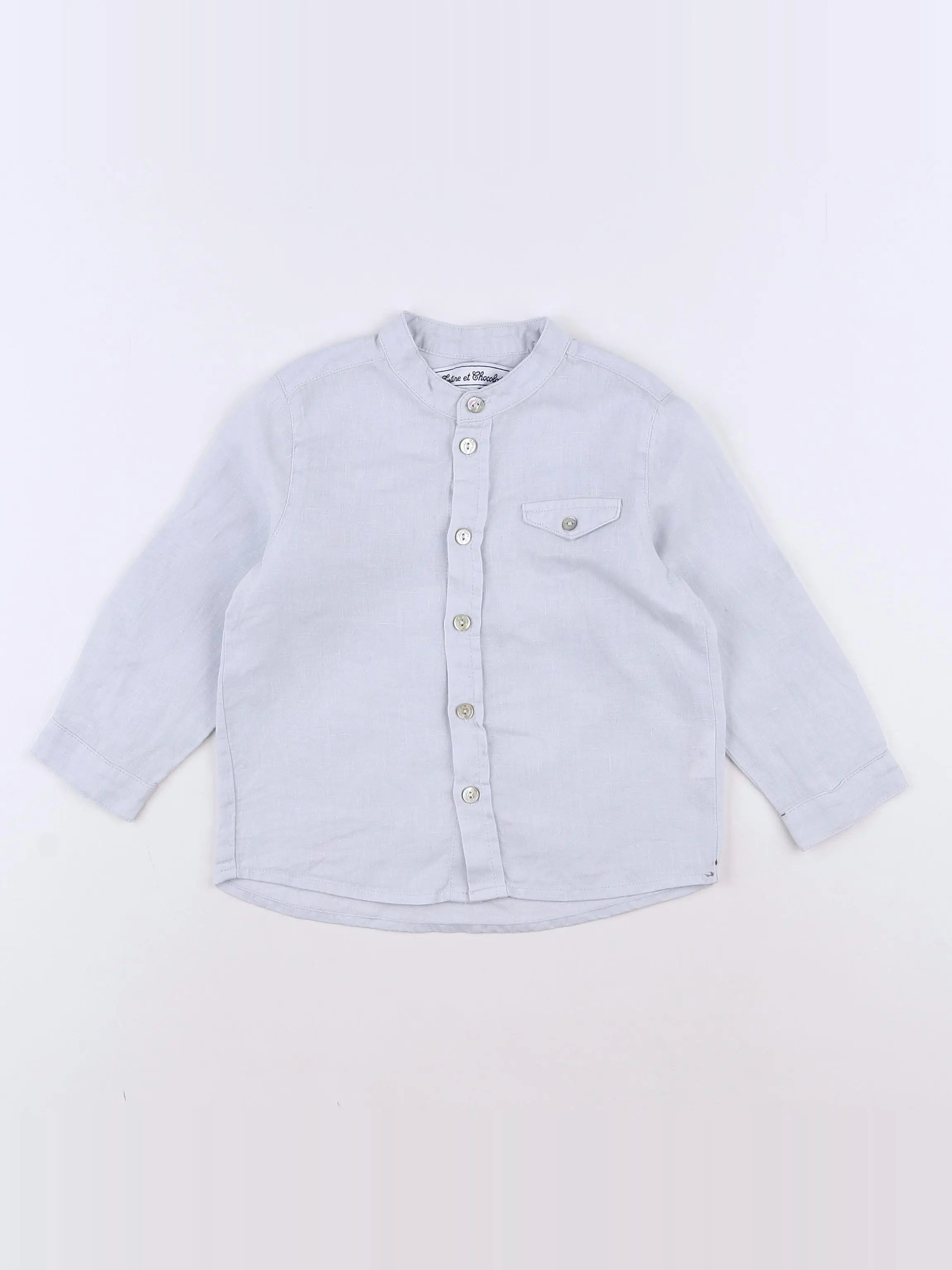 Tartine & Chocolat - chemise gris - 2 ans