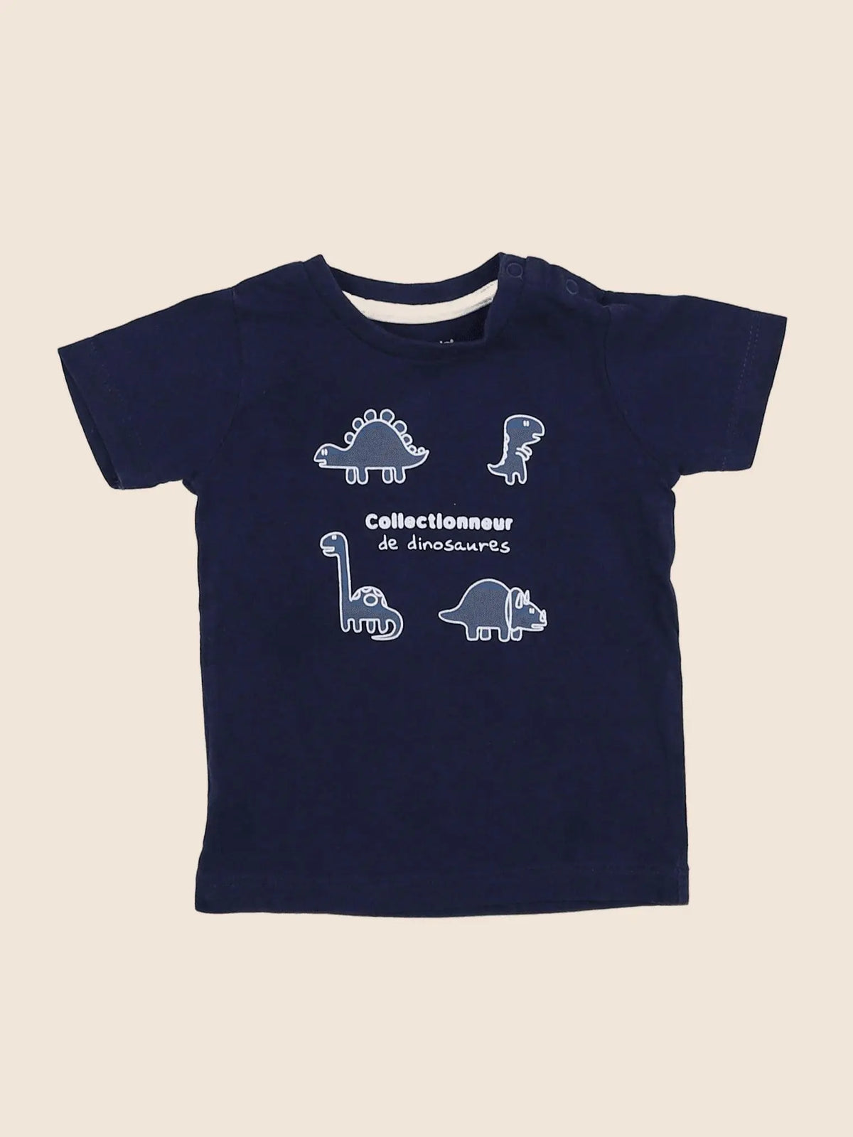 Vertbaudet - tee-shirt bleu - 3 mois