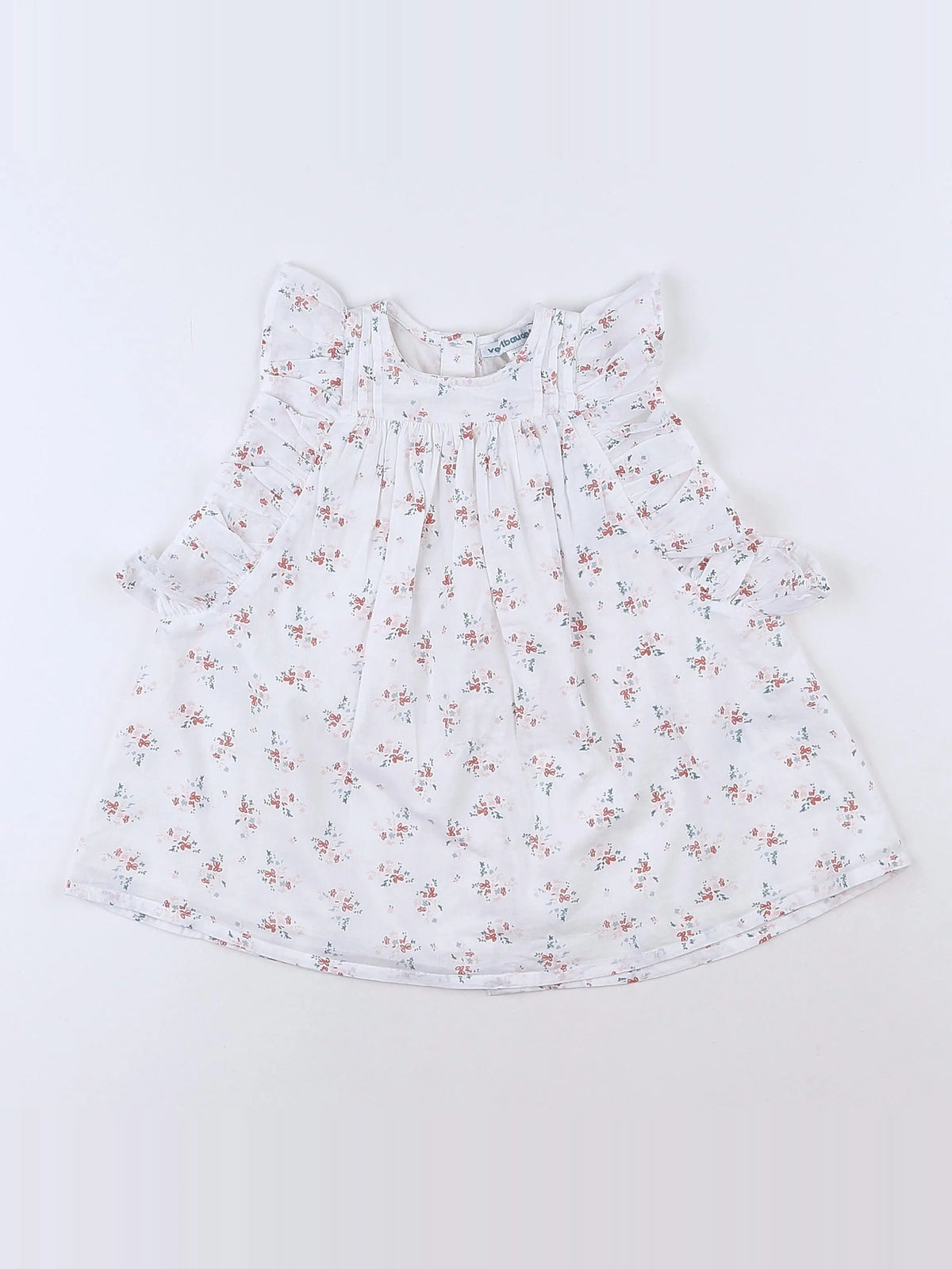Vertbaudet - robe blanc - 9 mois