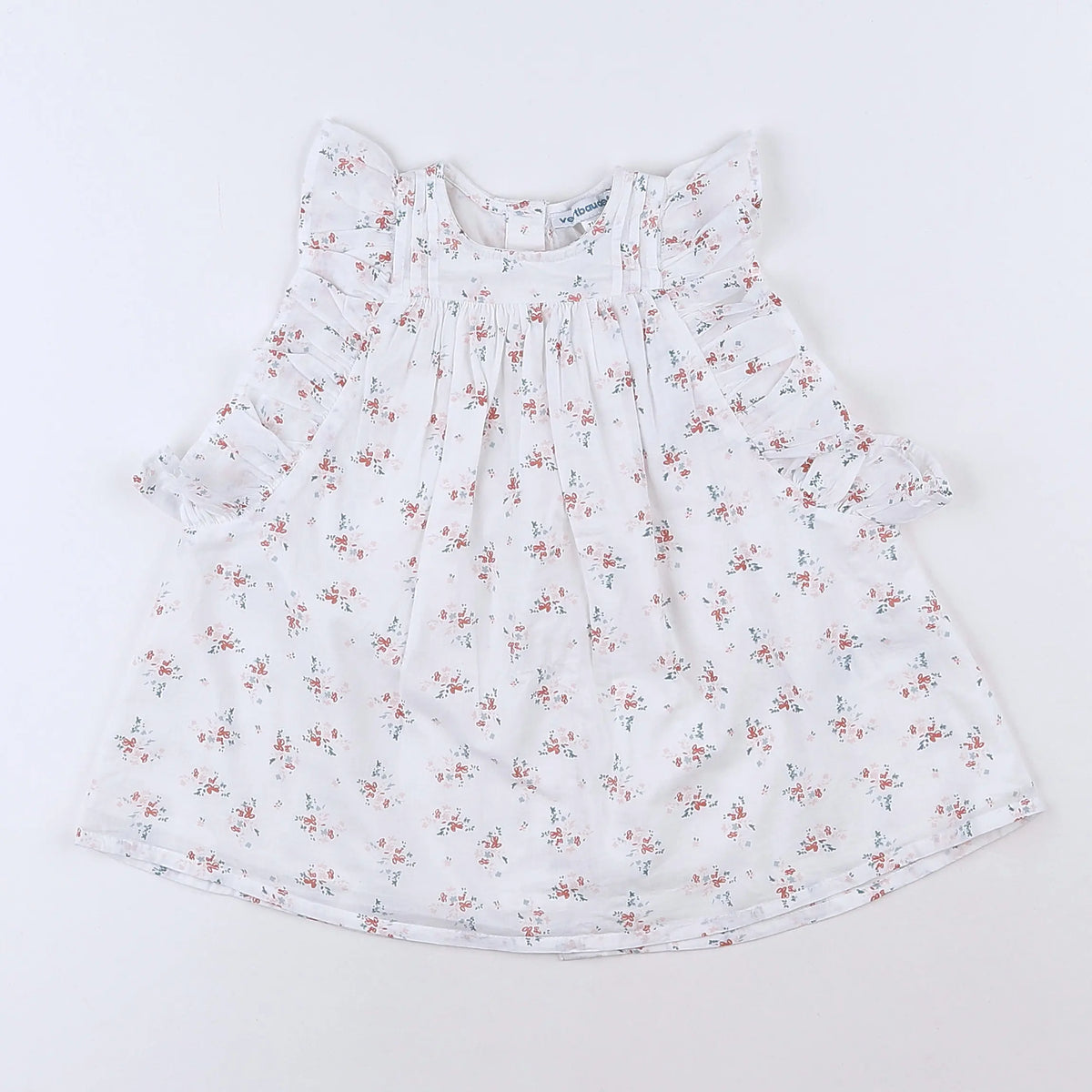 Vertbaudet - robe blanc - 9 mois