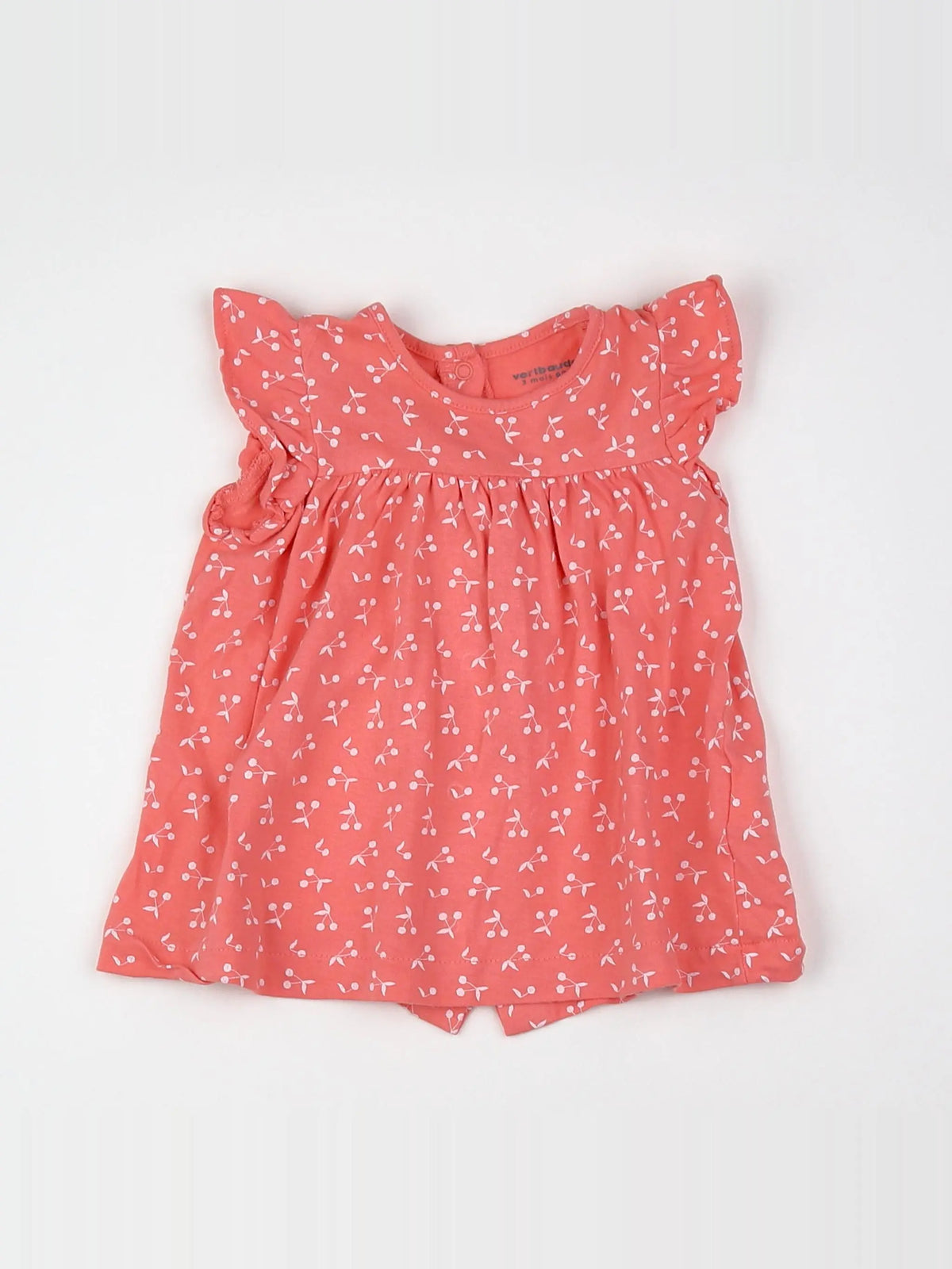 Vertbaudet - robe rose - 3 mois