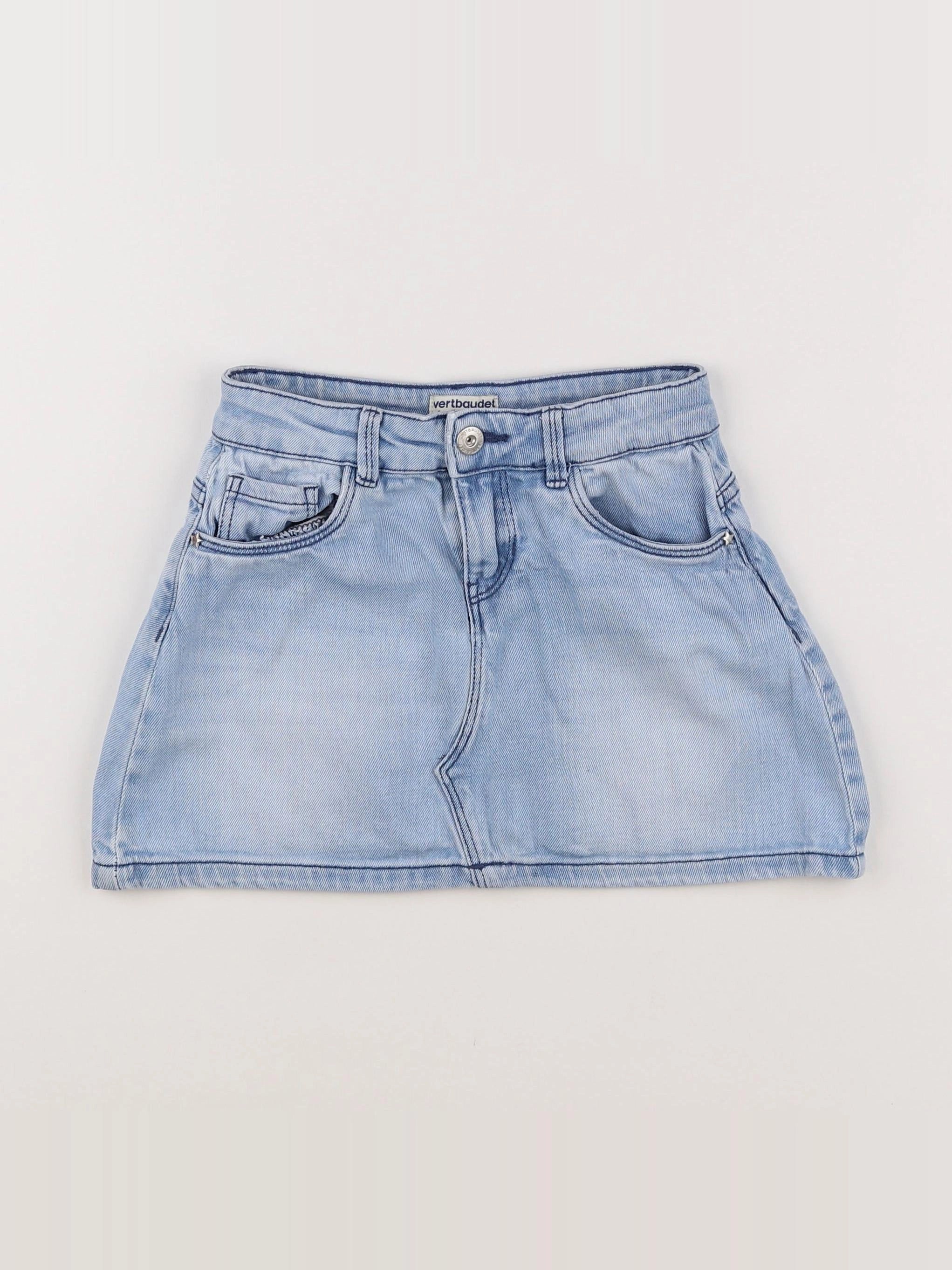 Vertbaudet - jupe bleu - 8 ans