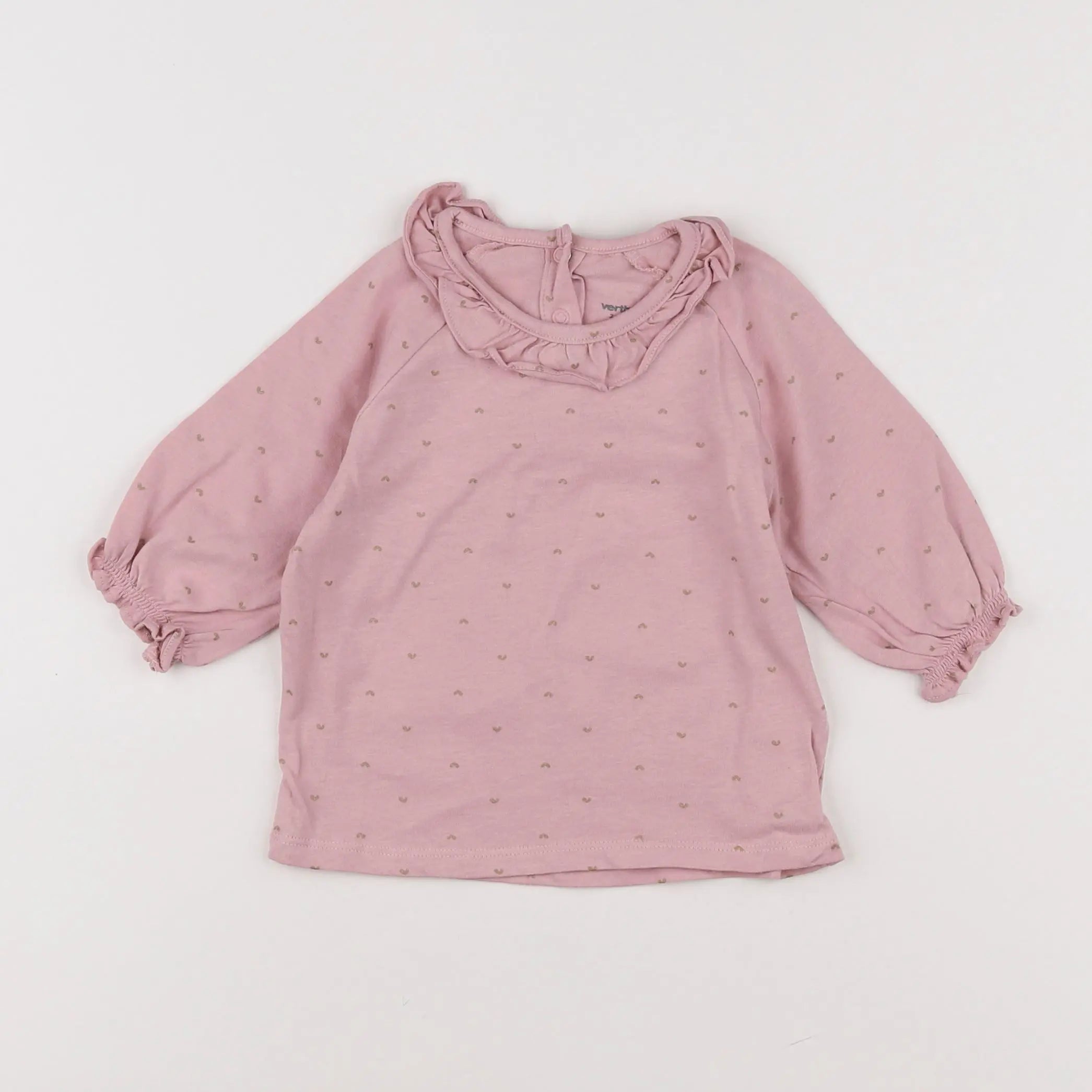 Vertbaudet - tee-shirt rose - 2 ans