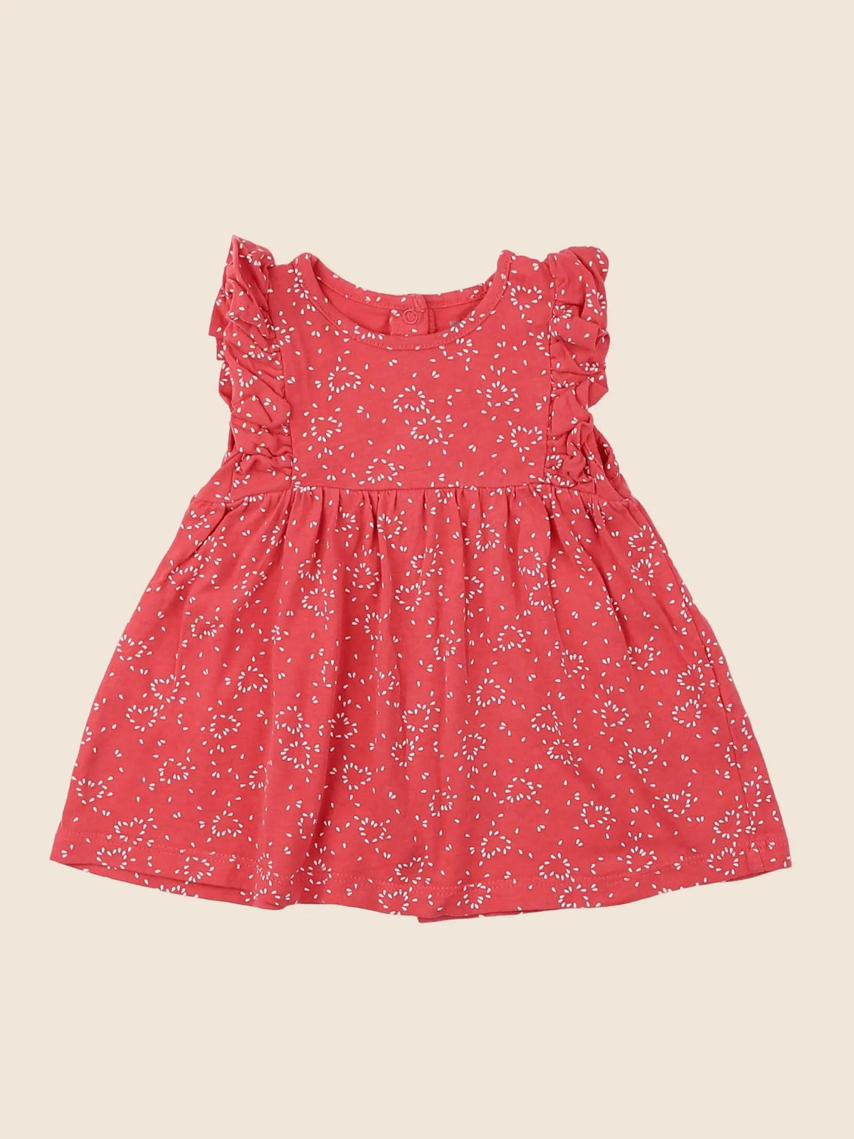 Vertbaudet - robe rouge - 3 mois