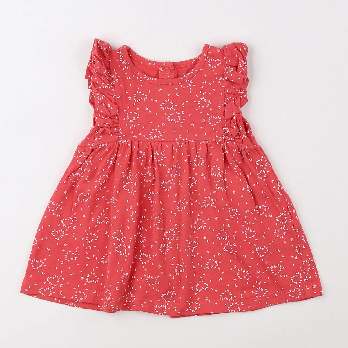 Vertbaudet - robe rouge - 3 mois