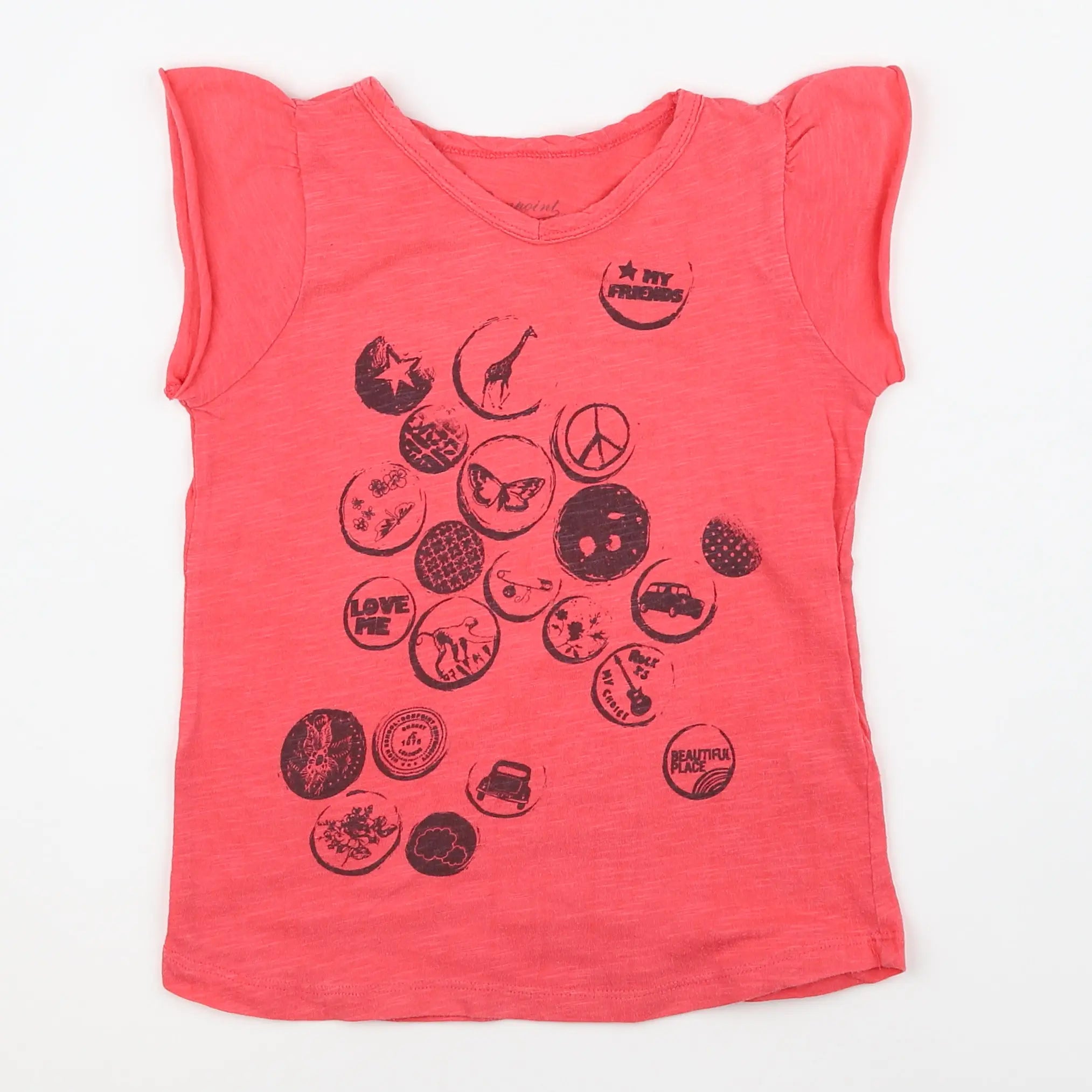 Bonpoint - tee-shirt rose - 6 ans