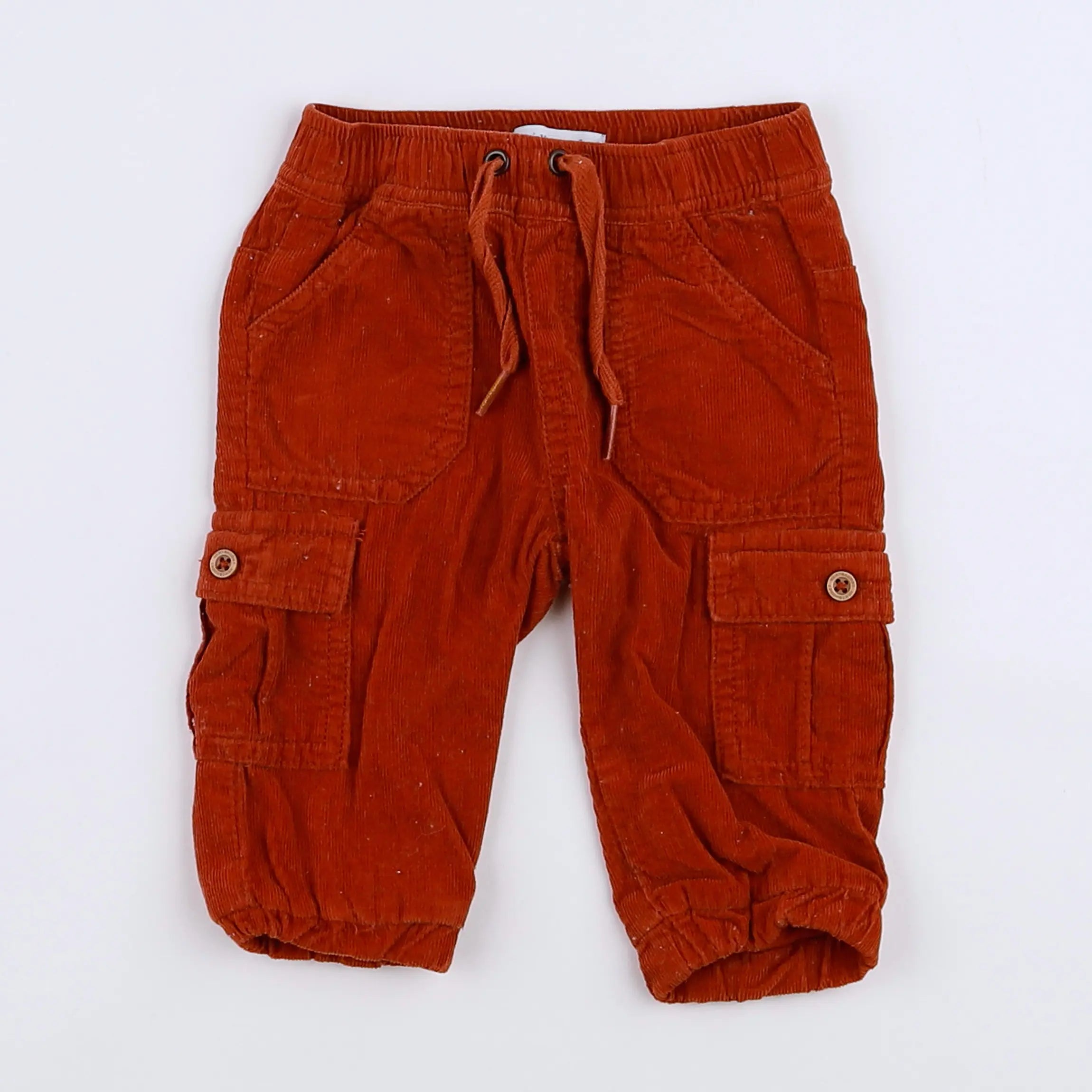 Vertbaudet - pantalon orange - 3 mois