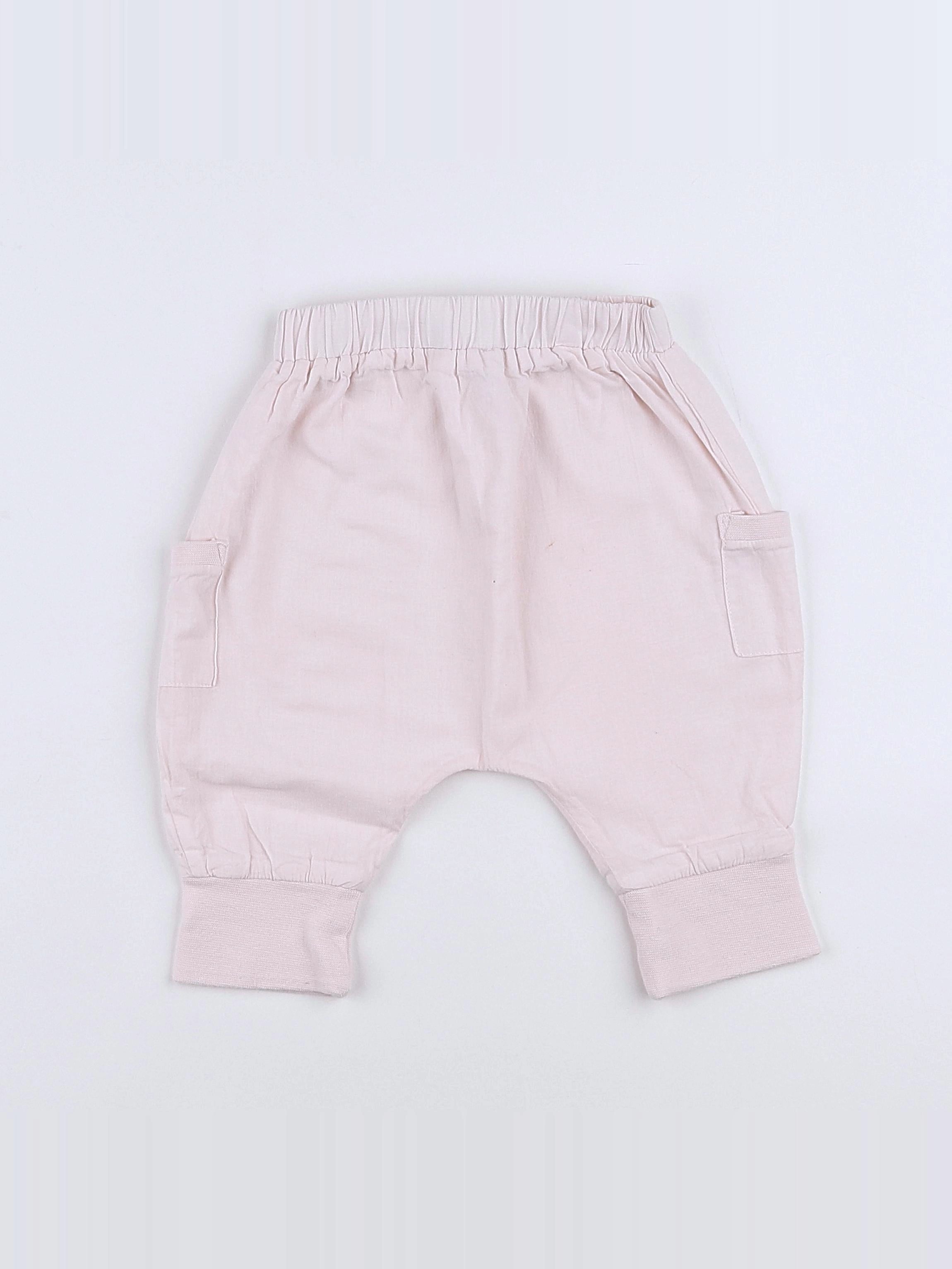Boutchou - sarouel rose - 3 mois