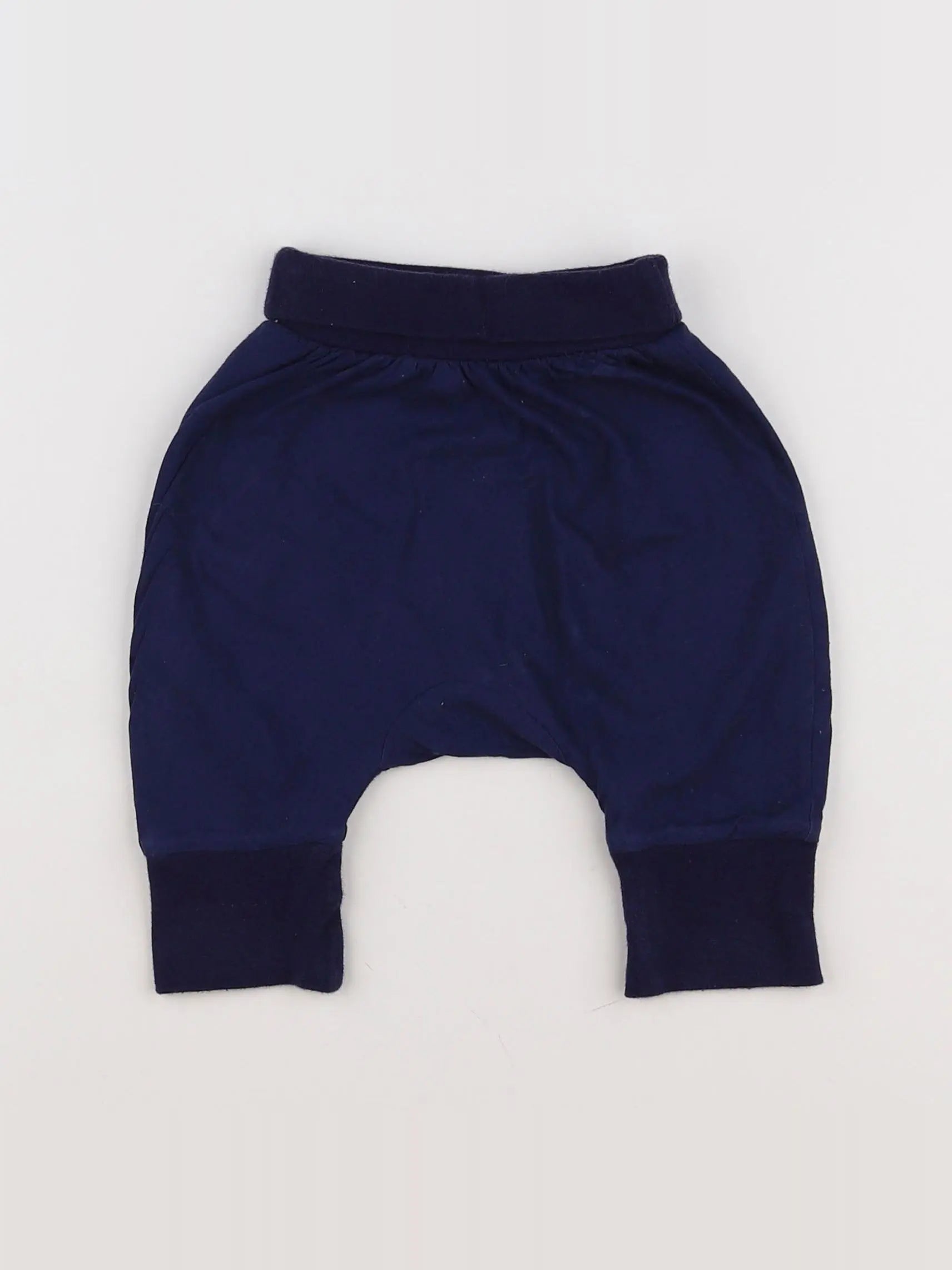 Boutchou - sarouel doublé bleu - 3 mois