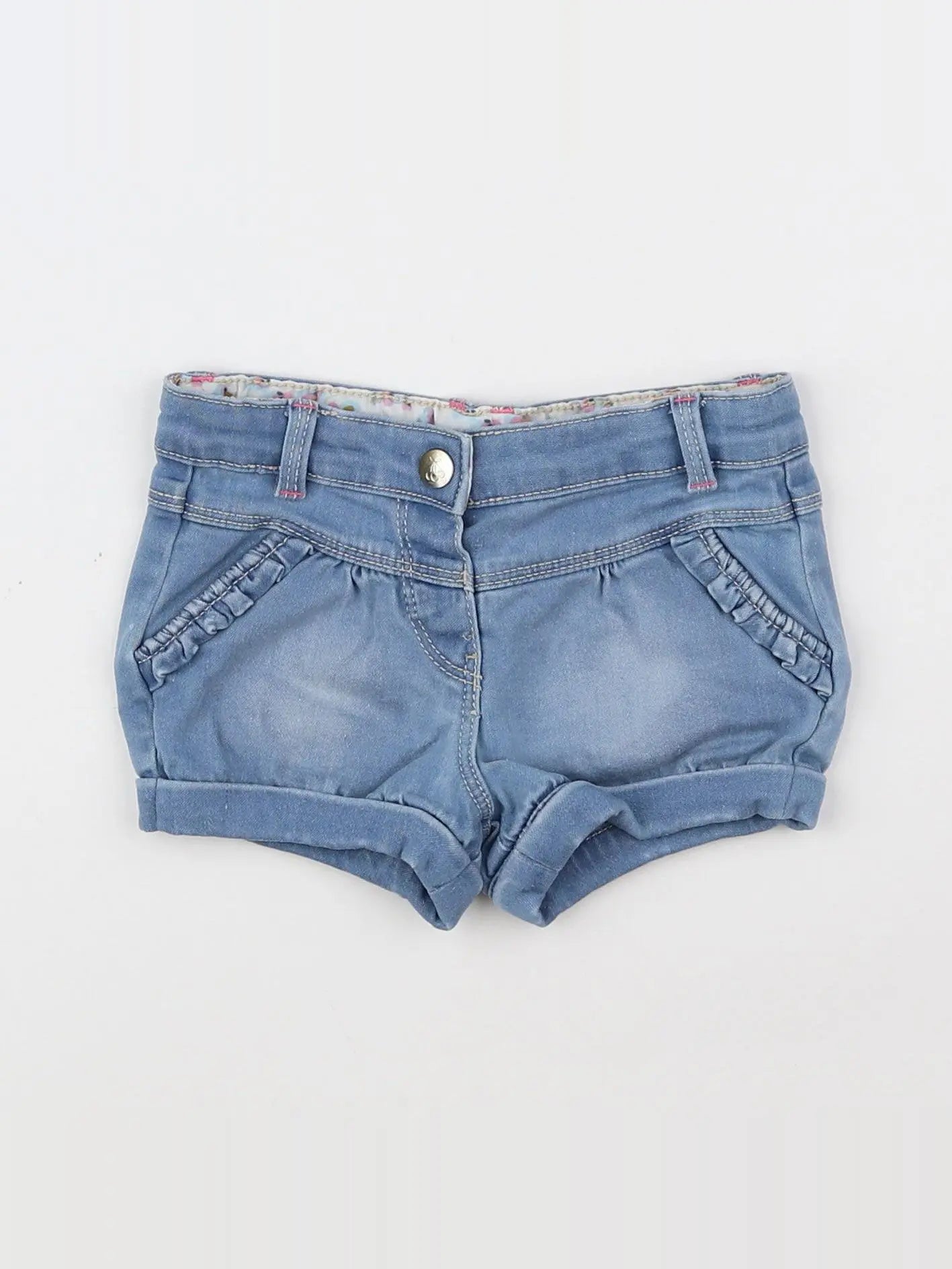 Tape à l'oeil - short bleu - 12 mois