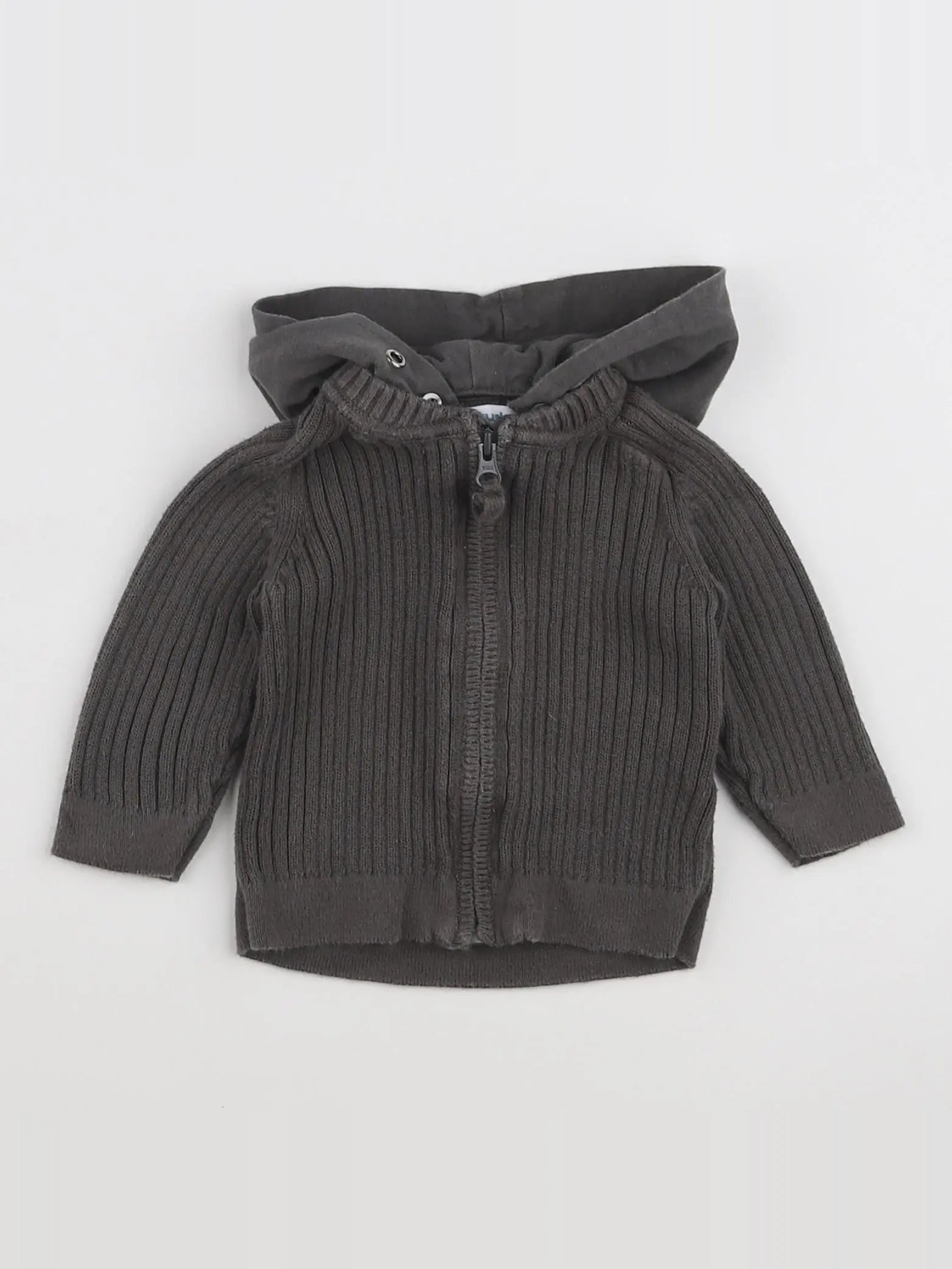 Vertbaudet - gilet gris - 3 mois