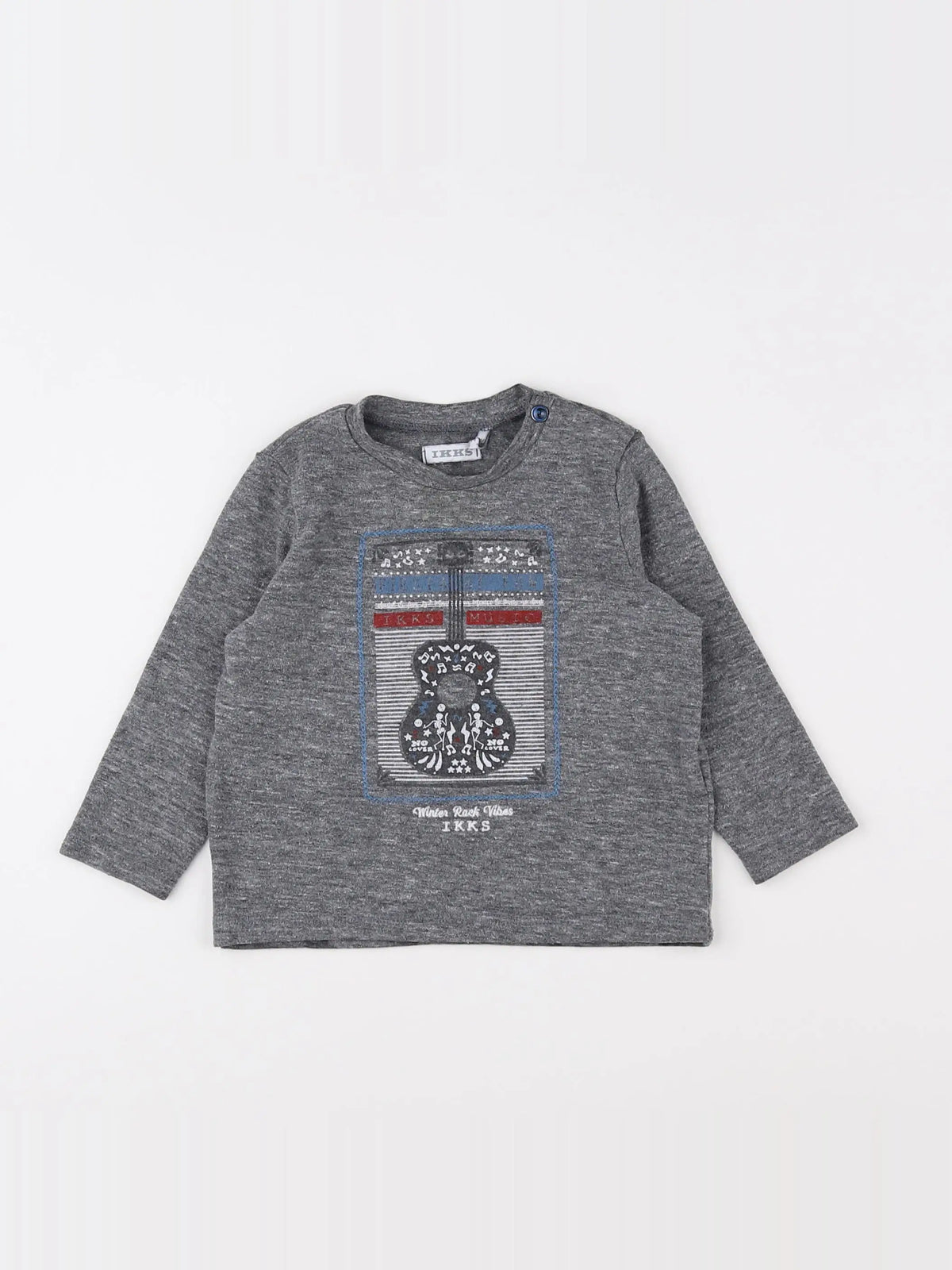 IKKS - tee-shirt gris - 12 mois