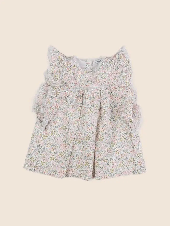 Vertbaudet - robe multicolore - 12 mois