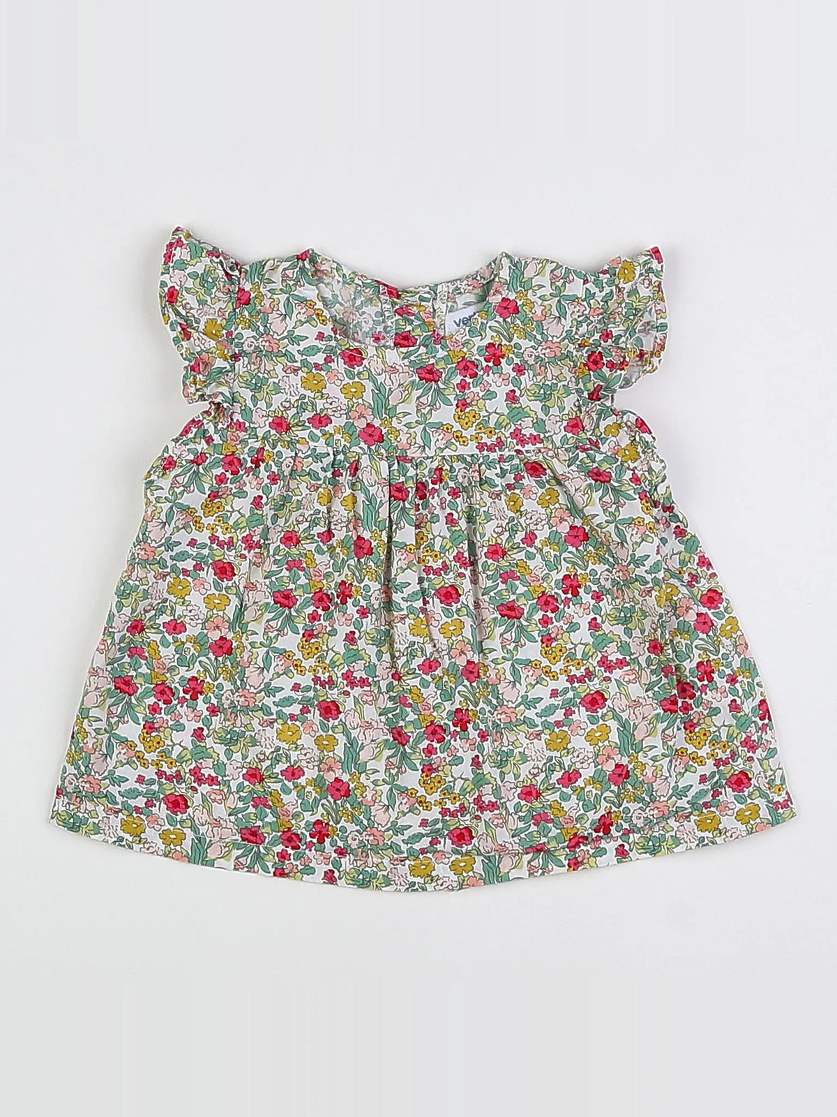 Vertbaudet - blouse multicolore - 12 mois