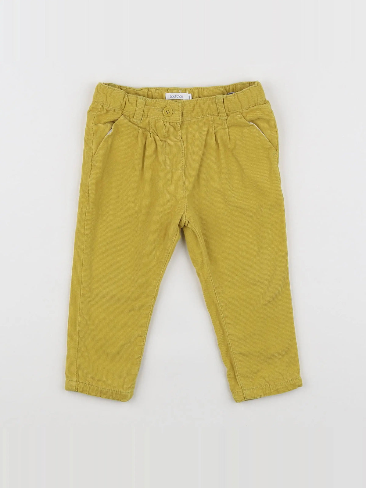 Boutchou - pantalon jaune - 12 mois