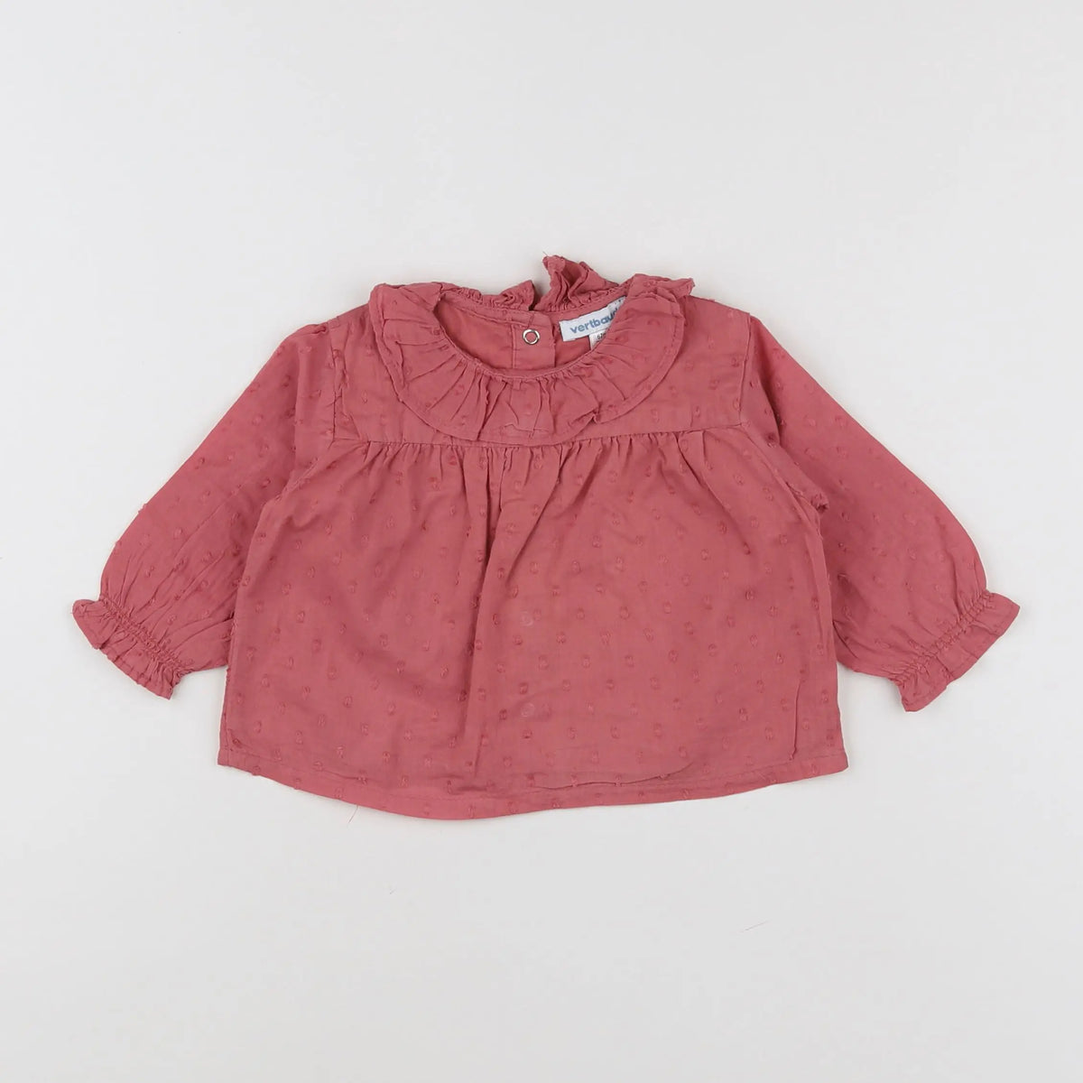 Vertbaudet - blouse rose - 6 mois