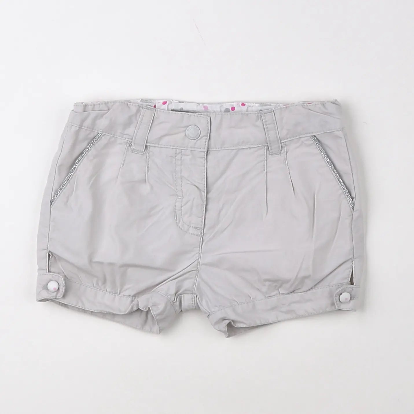 Vertbaudet - short gris - 12 mois