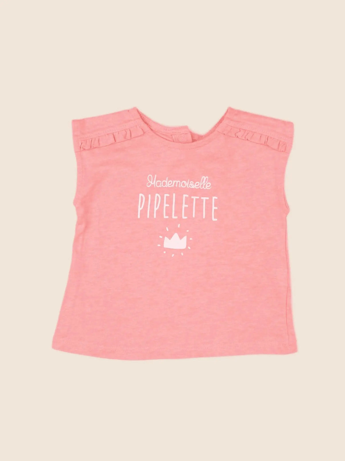 Tape à l'oeil - tee-shirt rose - 6 mois